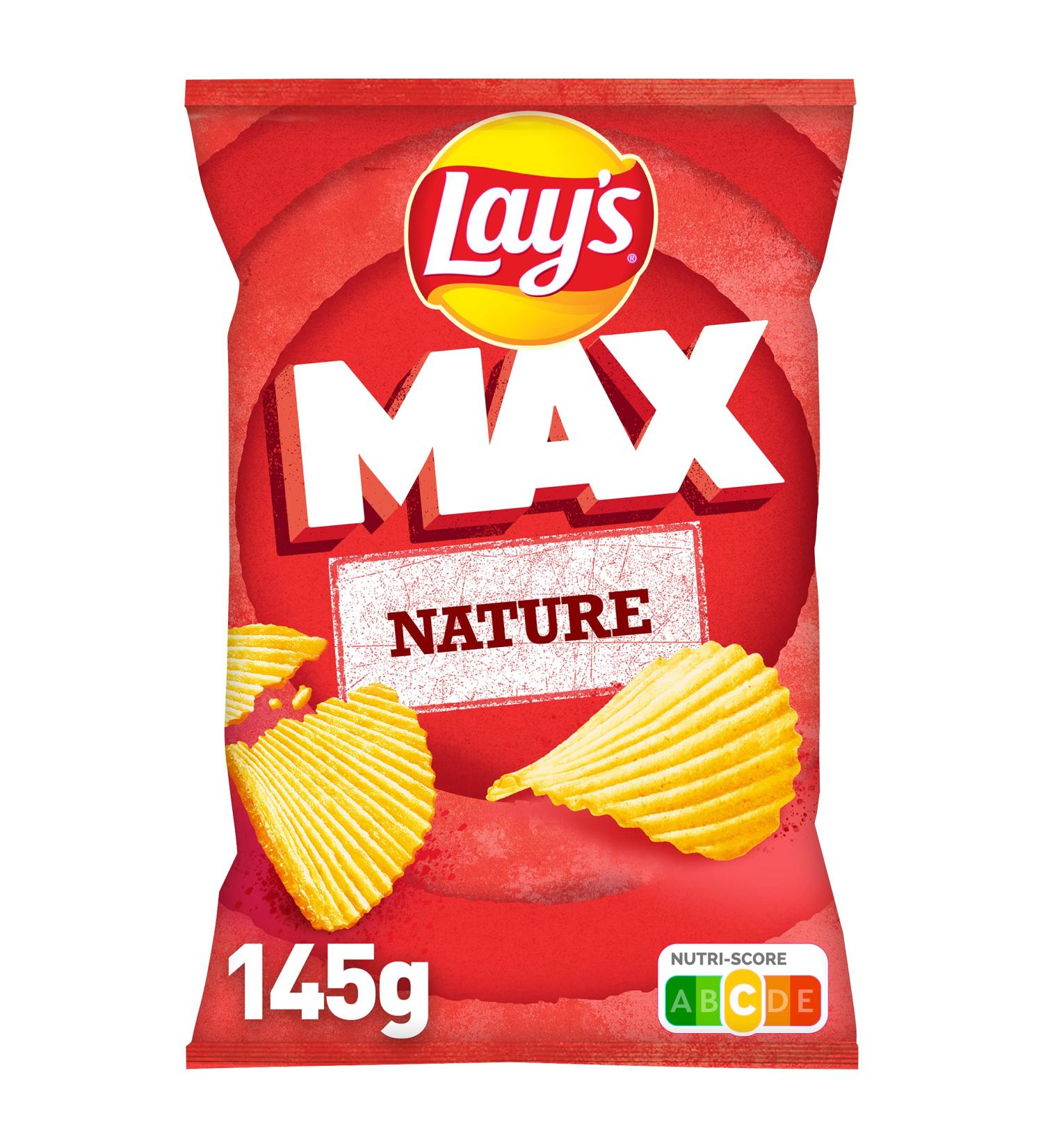Lay's Maxi Craquantes Nature 145 g (L'emballage peut varier) - Buy Online on GoSupps.com