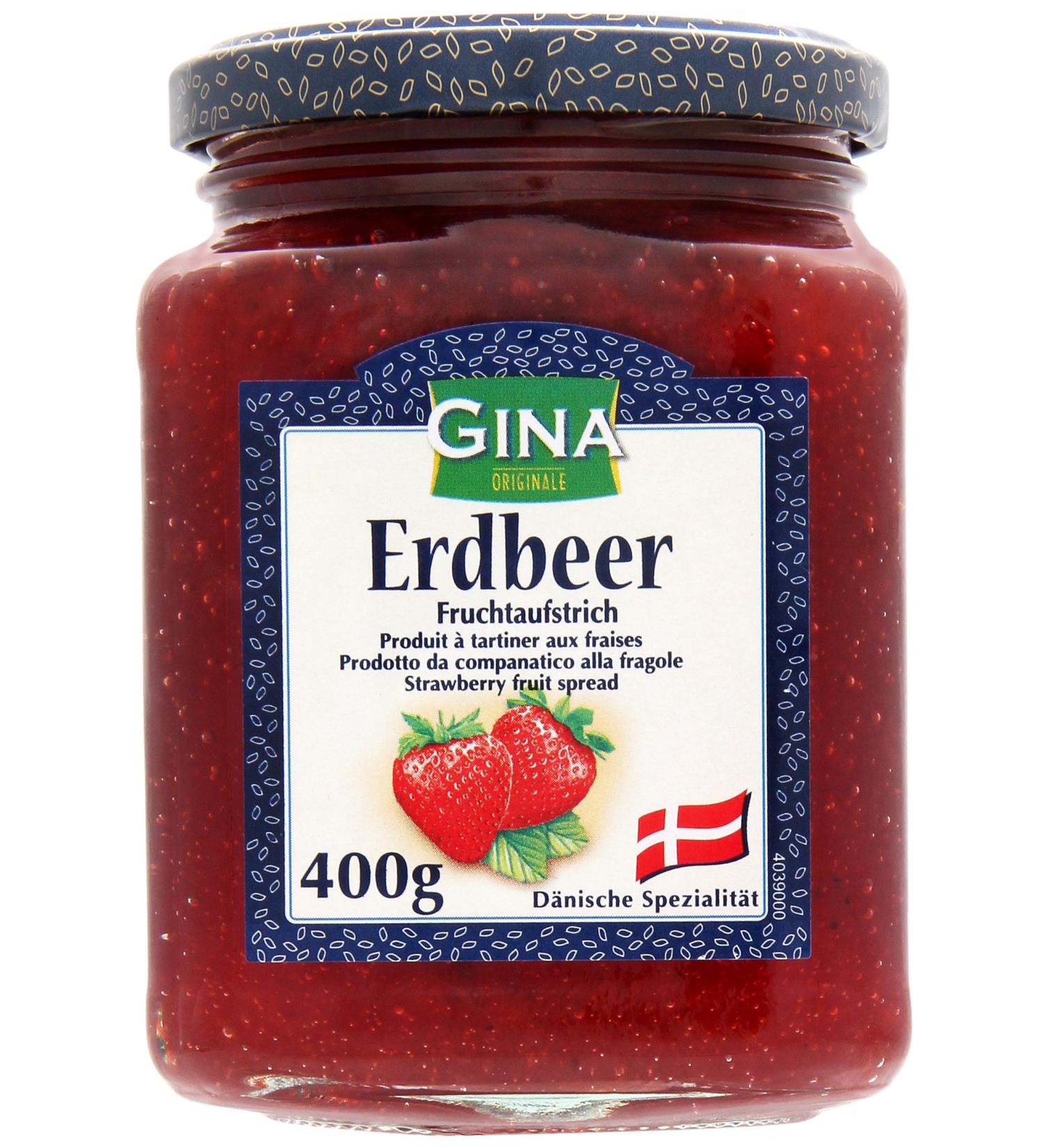 Gina Gina Pack of 6 strawberry spreads (6 x 400 g)