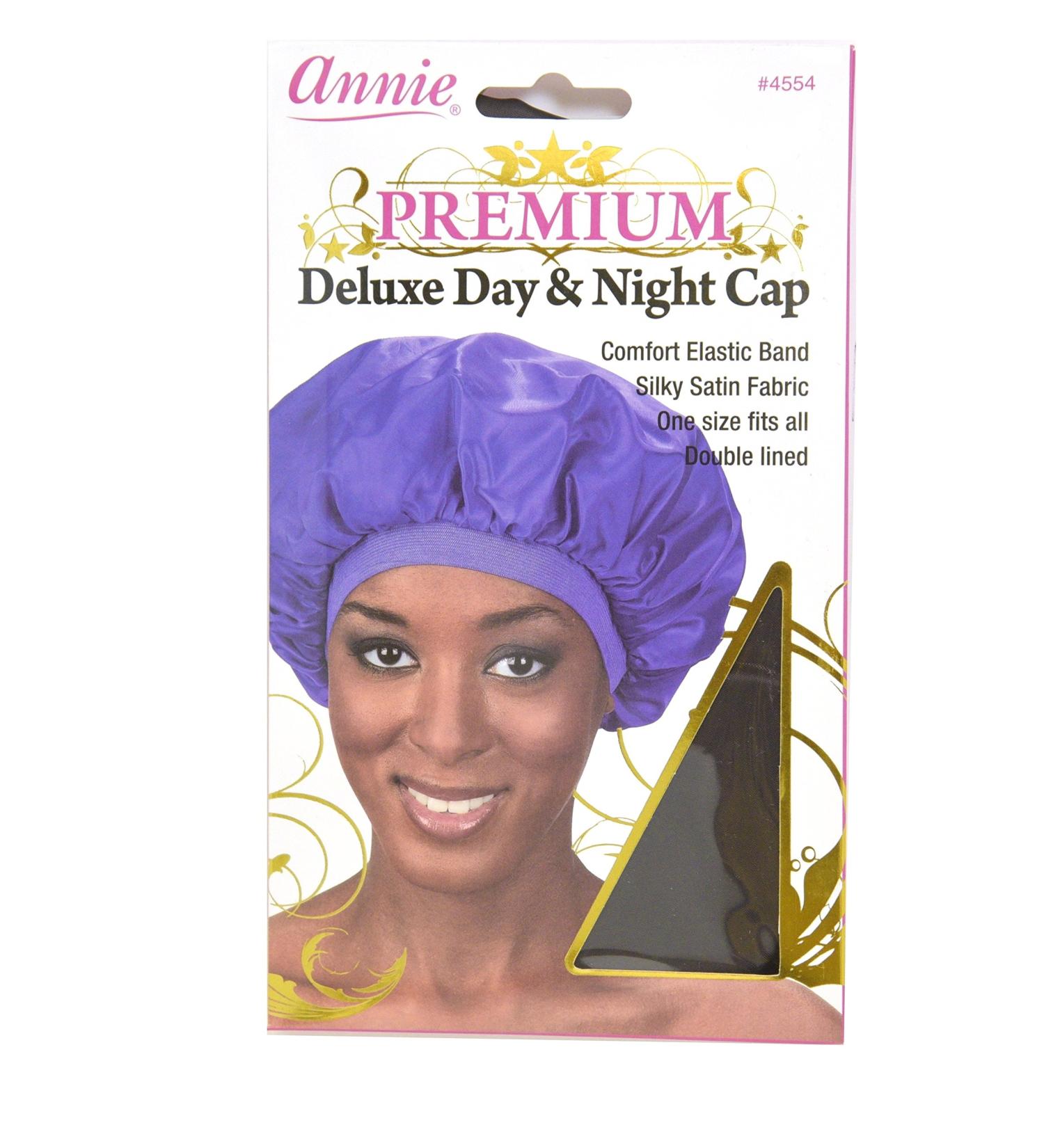 Annie Premium Deluxe Day & Night Cap Brown Universal Size 4554
