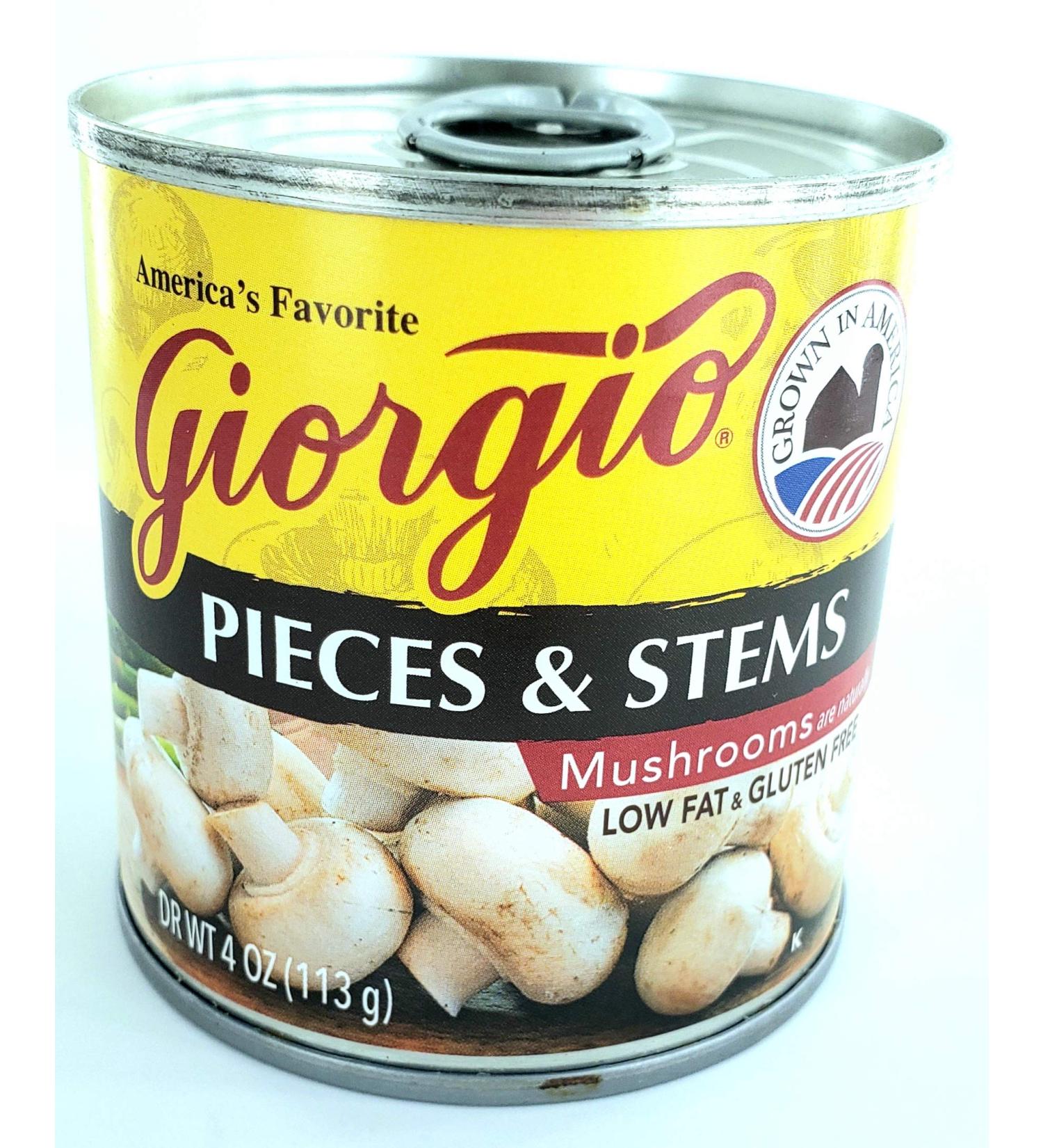 Giorgio Mushroom Pieces N Stem (6 Pack) - Buy Online on GoSupps.com