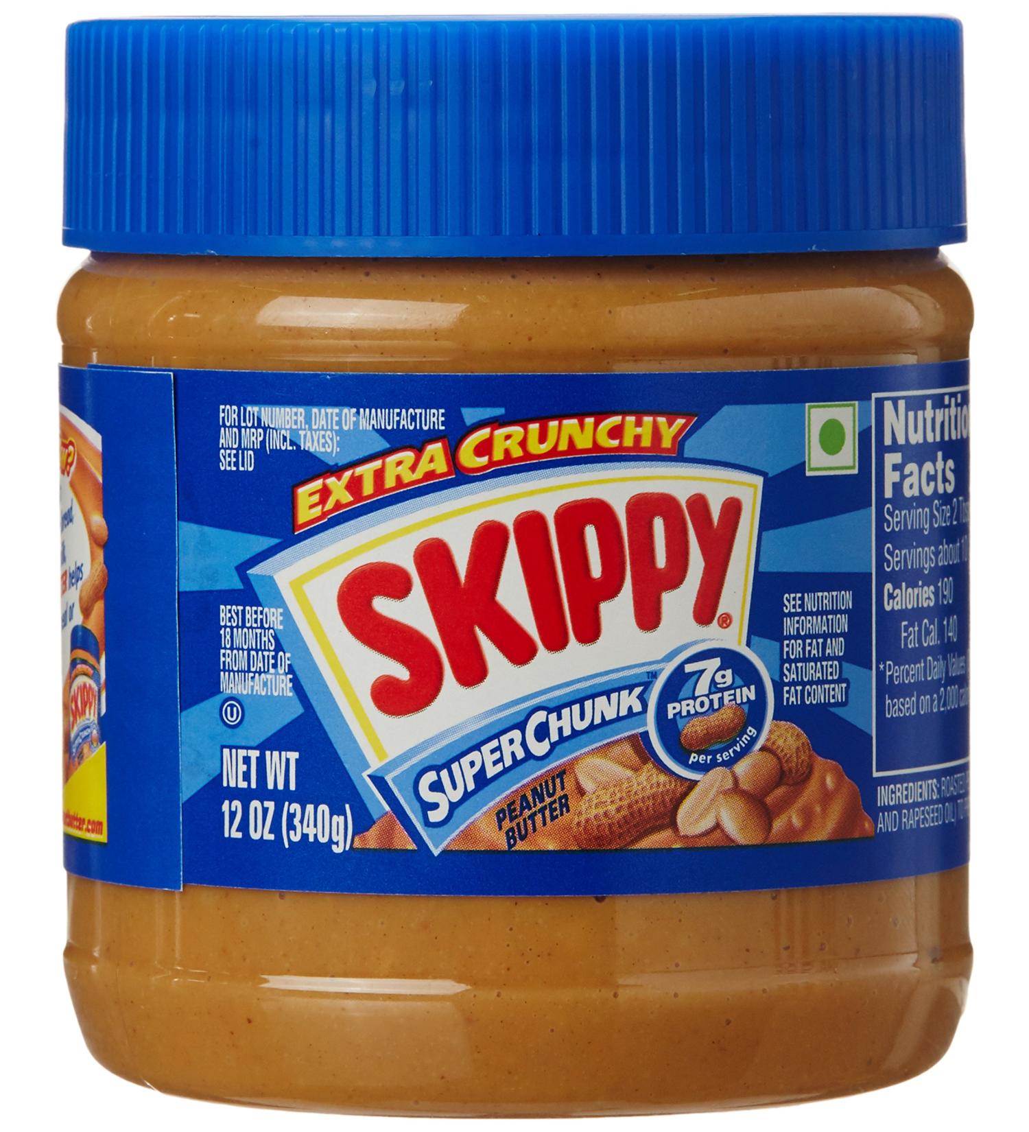  SKIPPY Skippy Crispy Peanut Butter - 340g - Buy Online on GoSupps.com