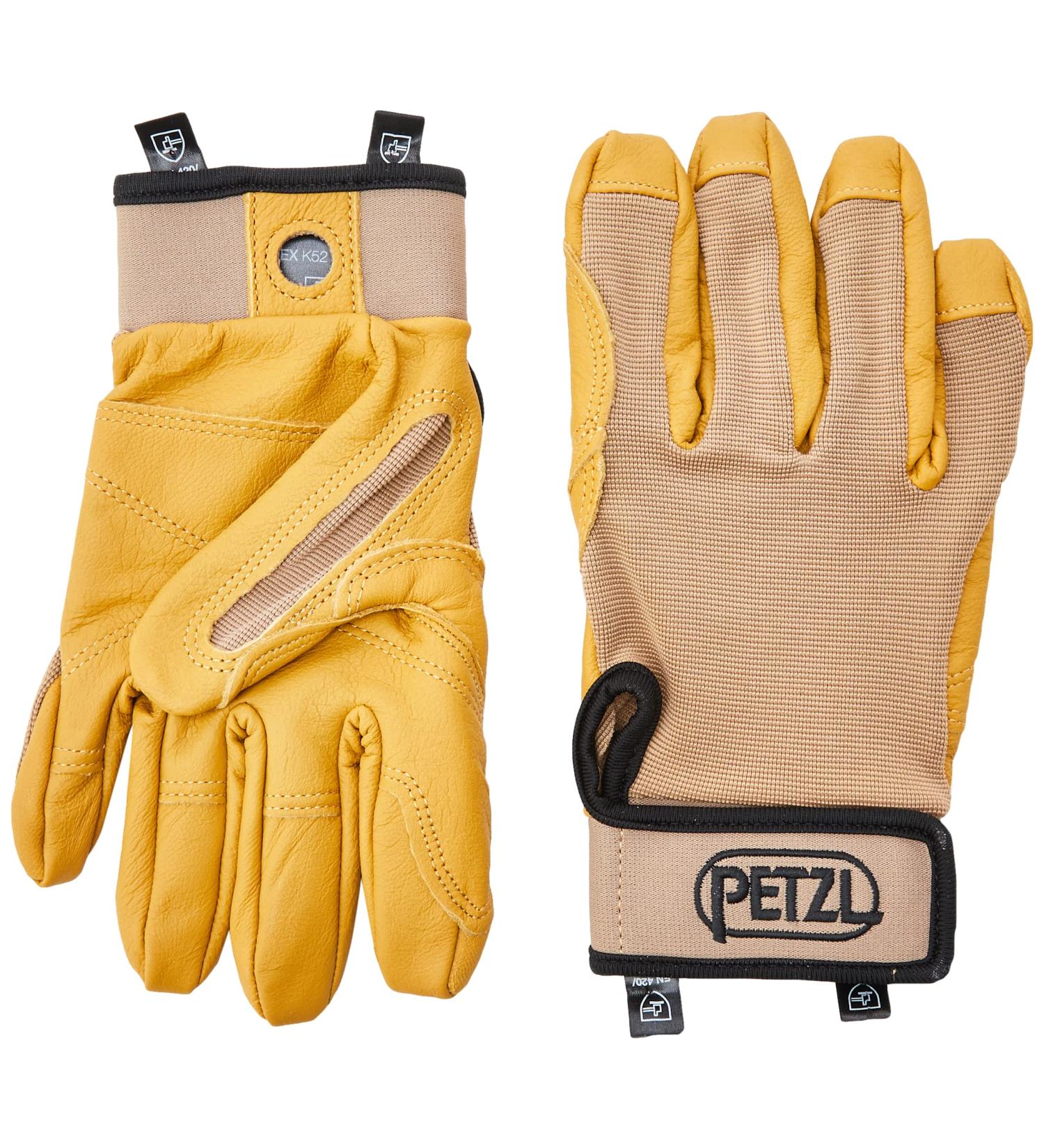 Petzl CORDEX Lightweight Climbing Gloves - X-Small (1 Pack, Tan) - Buy Online on GoSupps.com