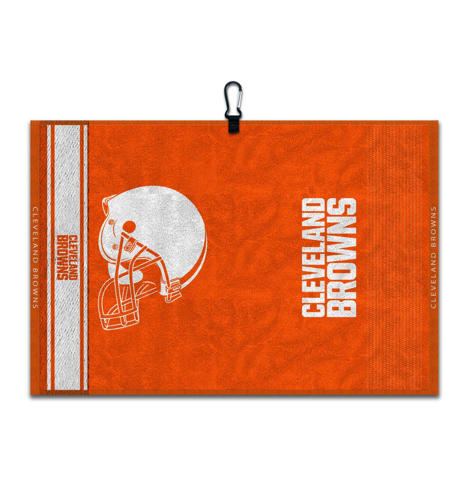 Team Effort Cleveland Browns Face/Club Jacquard Golf Towel