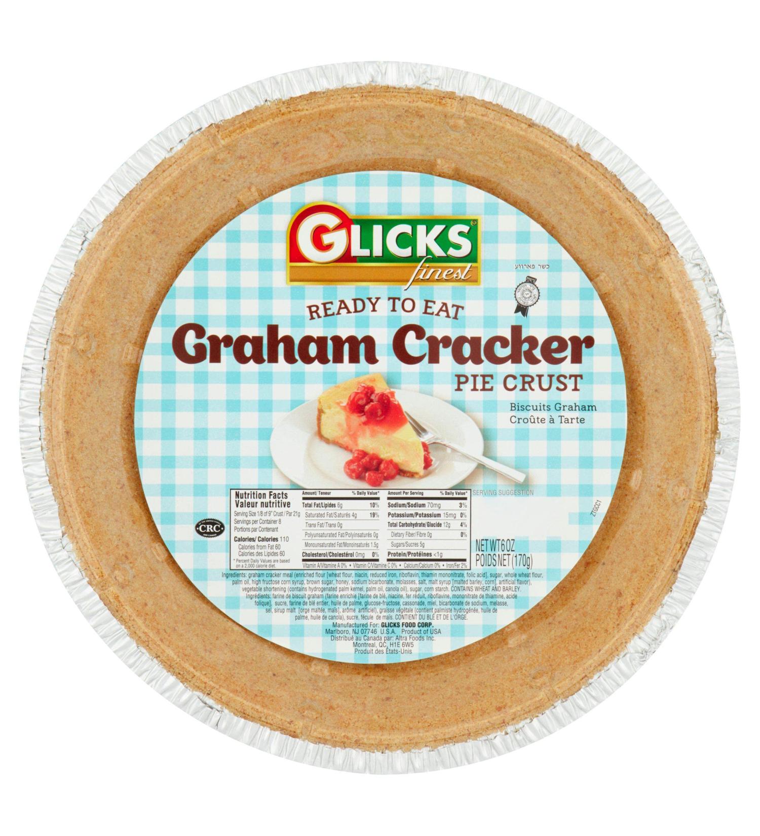 Glick Graham Cracker Pie Crust 170g - Buy Online on GoSupps.com