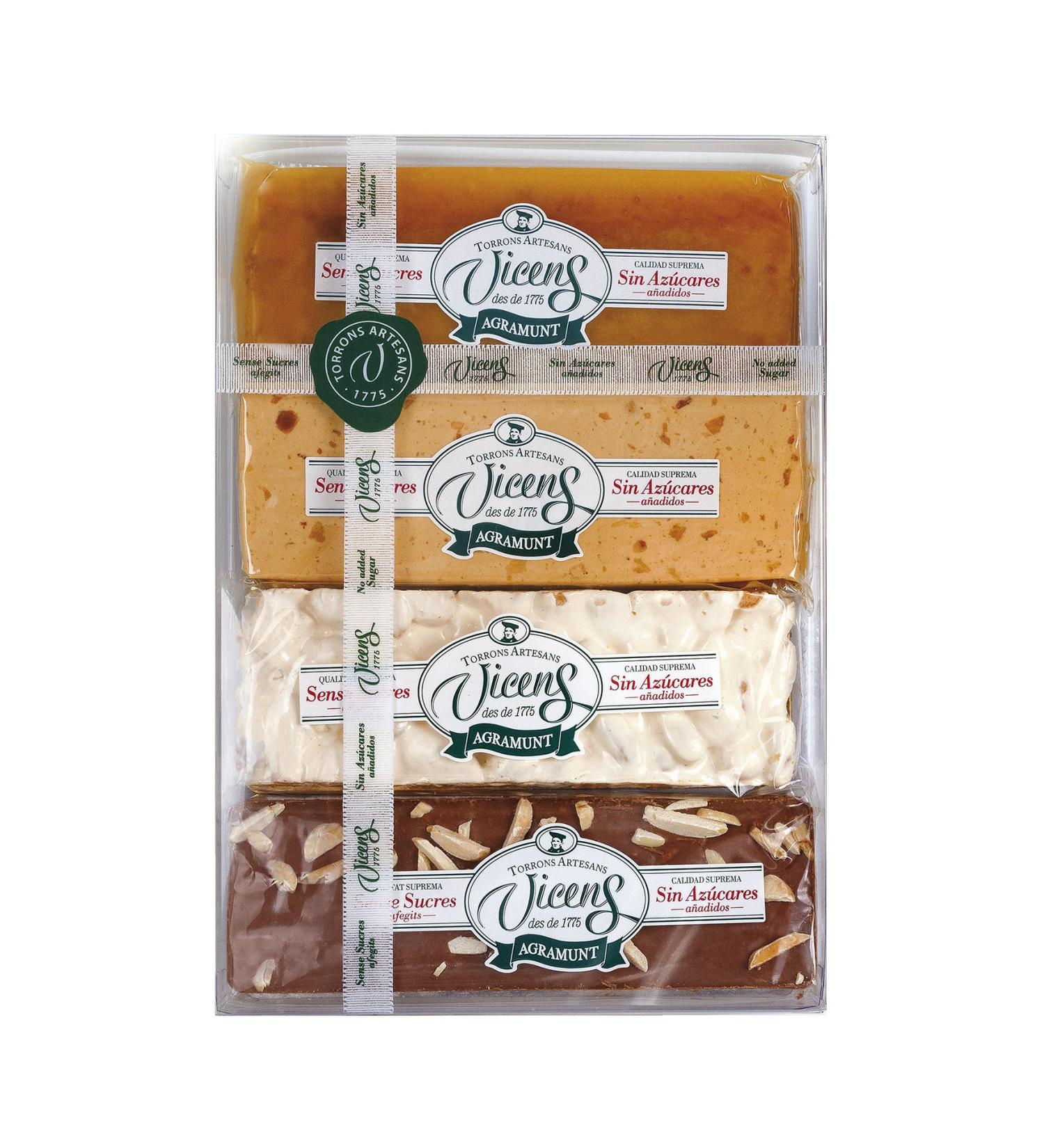 Vicens Sugar Free Individual Nougats in PVC Box 320 g