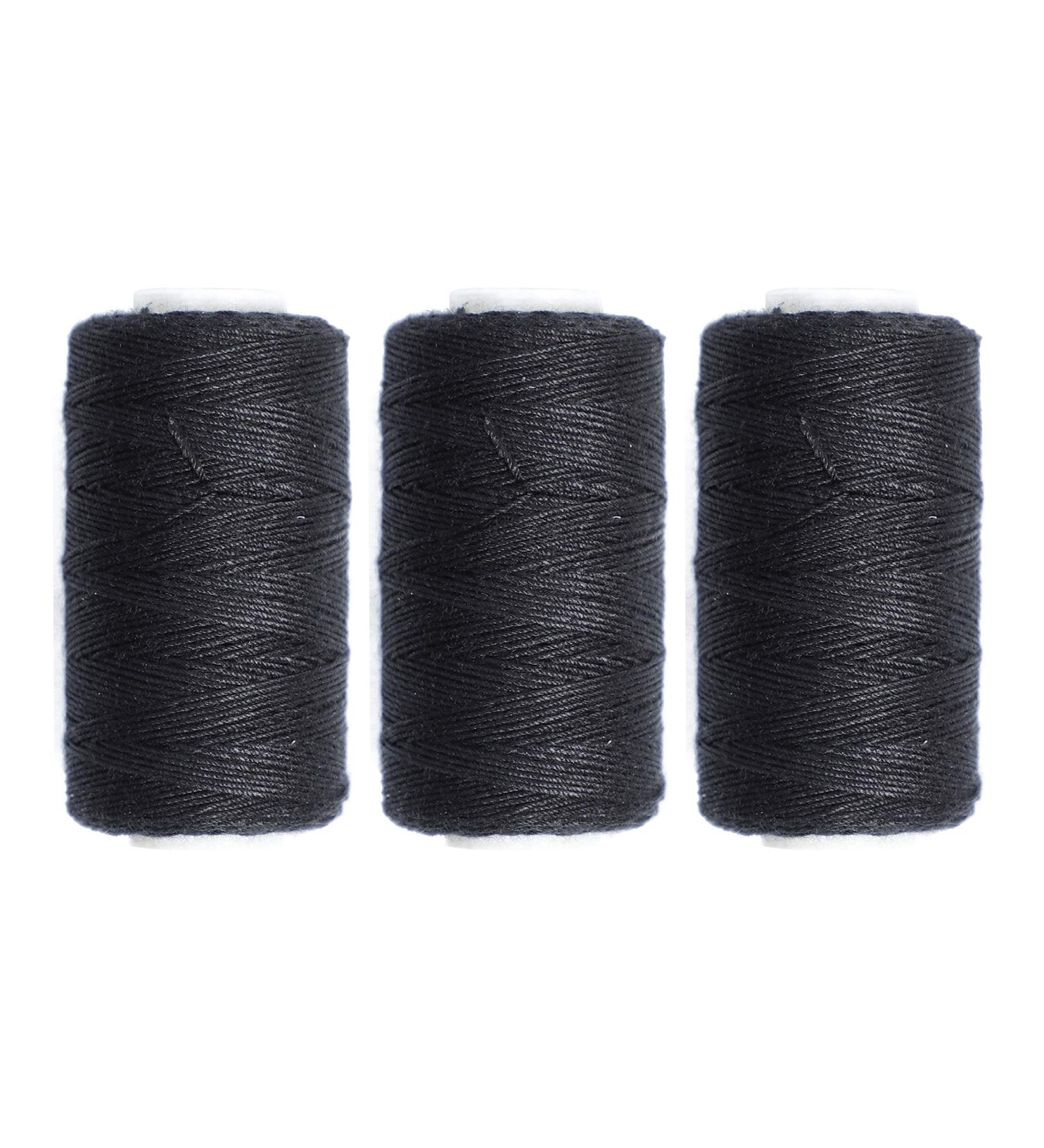 Ryalan UV Resistant High Strength Polyester Thread for Upholstery, Outdoor, Drapery, Purses - 3 Rolls Black - Buy Online on GoSupps.com