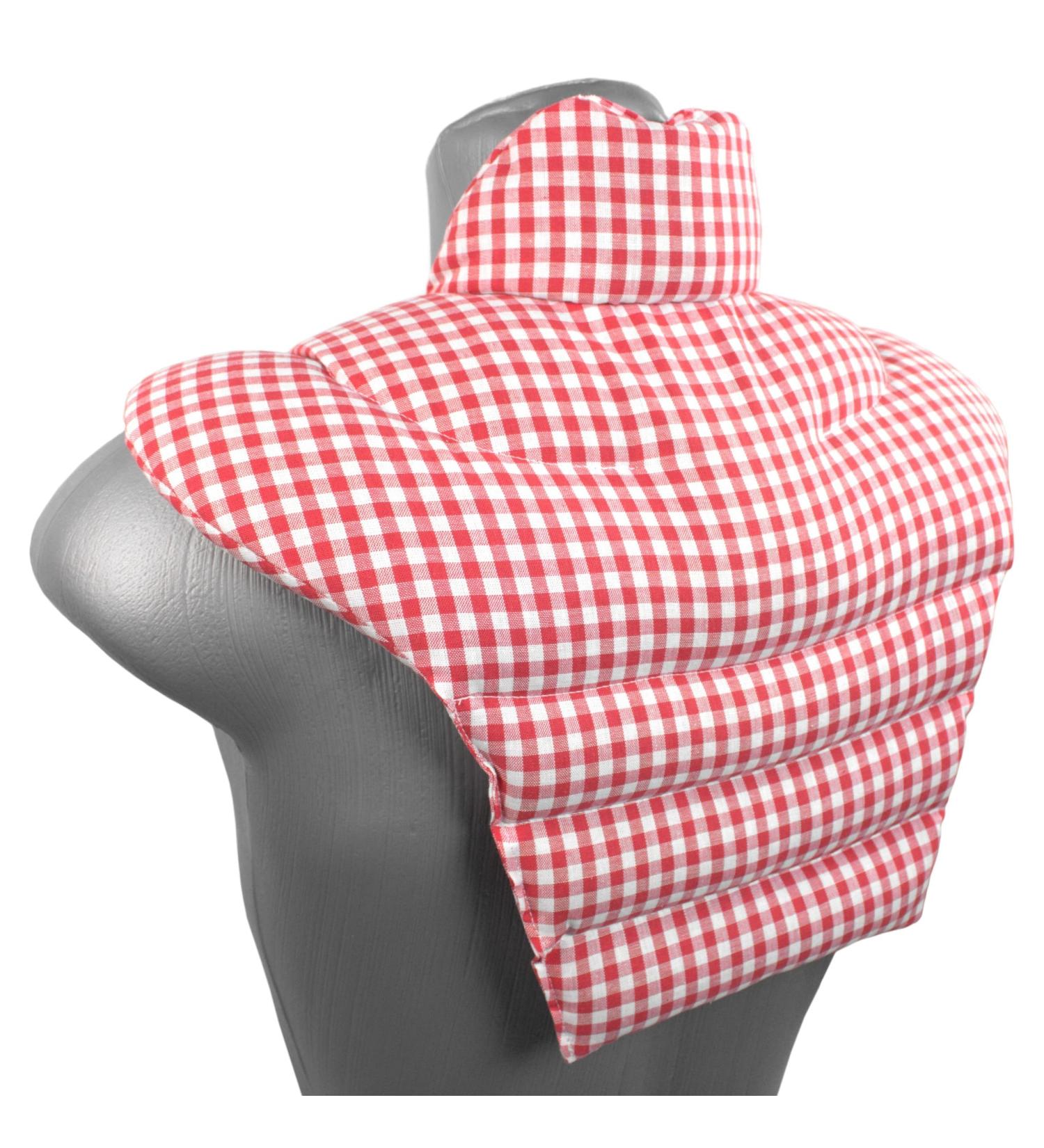 Neck Horns HWS - 2-in-1 Cherry Stone Heat & Cold Pillow for Neck Shoulders & Back Relief - Red & White Cherry Kernels - Buy Online on GoSupps.com