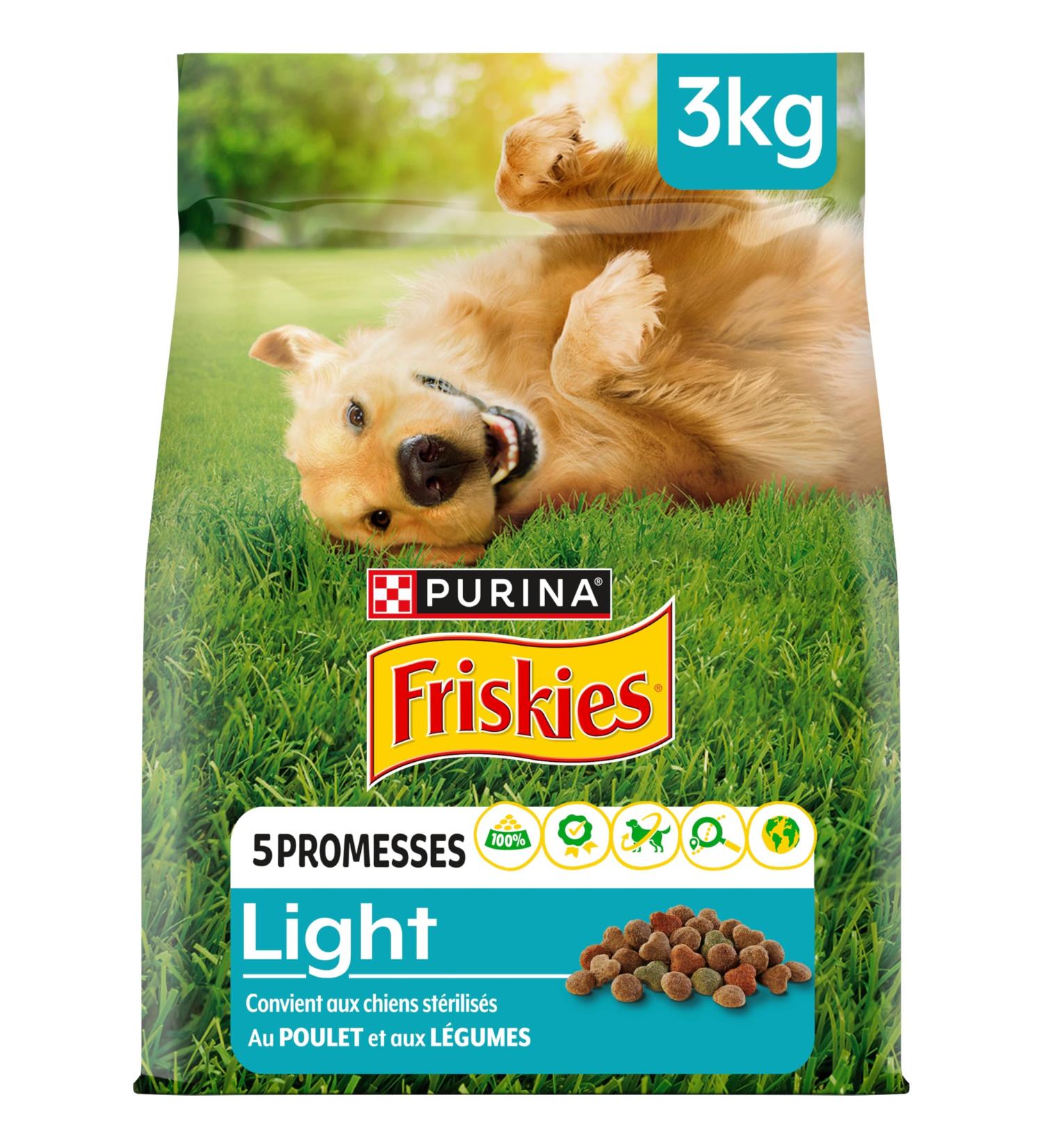 FRISKIES Light Chicken Vegetable Dog Food 3KG - Buy Online on GoSupps.com