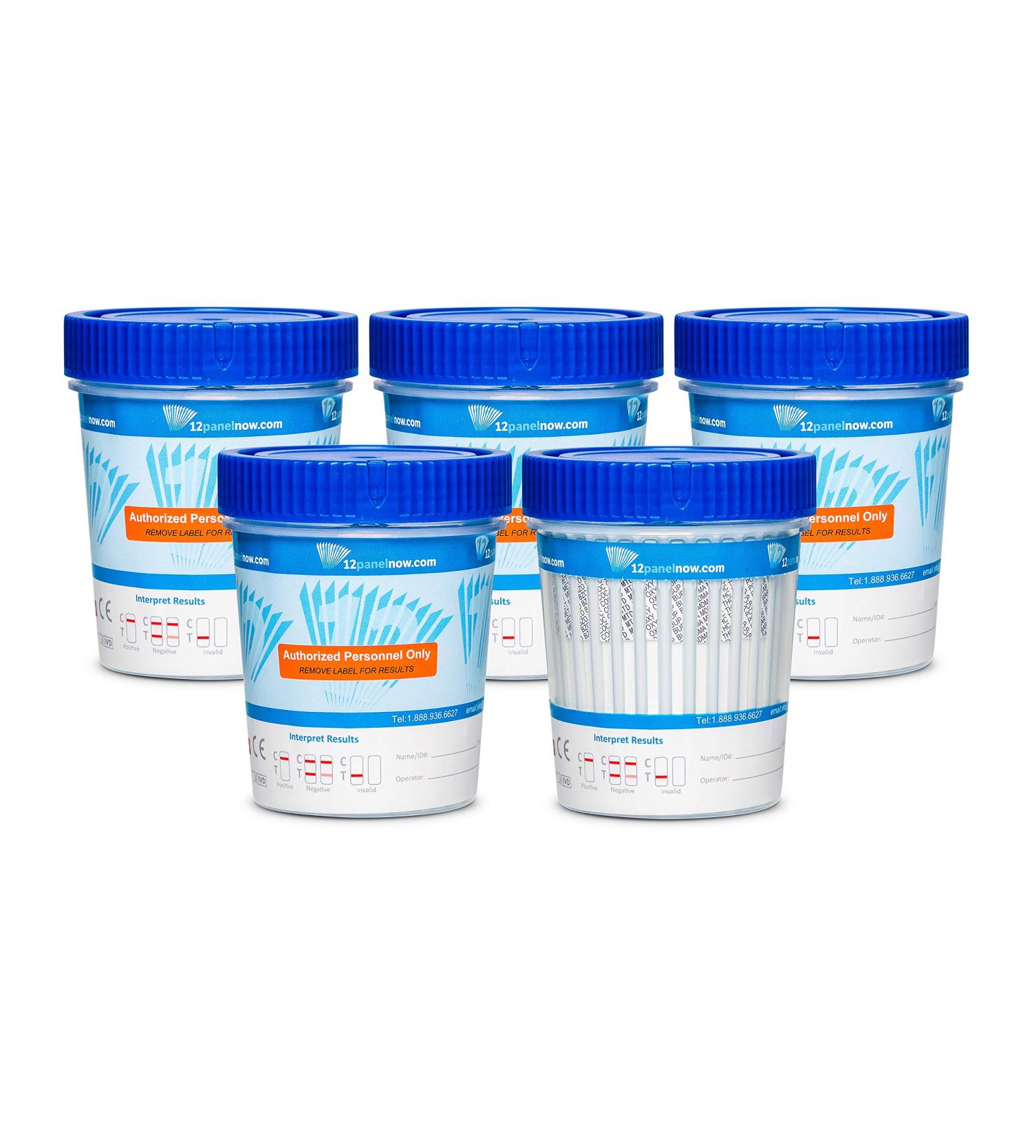 25 Pack 10 Panel Drug Testing Kit - Detects 10 Drugs with Built-in Temperature Strip - Easy Read One Step Multi-Drug Test - Buy Online on GoSupps.com