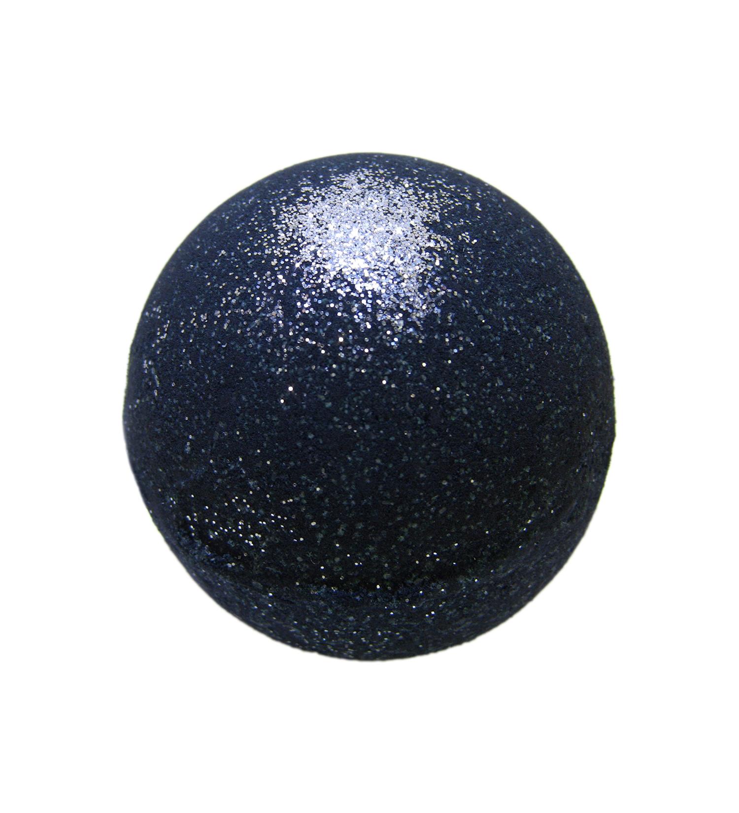 Black Bath Bomb with Silver Glitter - Large 7.5oz Anti-Aging Bath Bomb with Epsom Salts, Coconut Oil & Kaolin Clay - Skin Moisturizing Aromatherapy Bath - Soul Cleanser w/ Silver - Buy Online on GoSupps.com