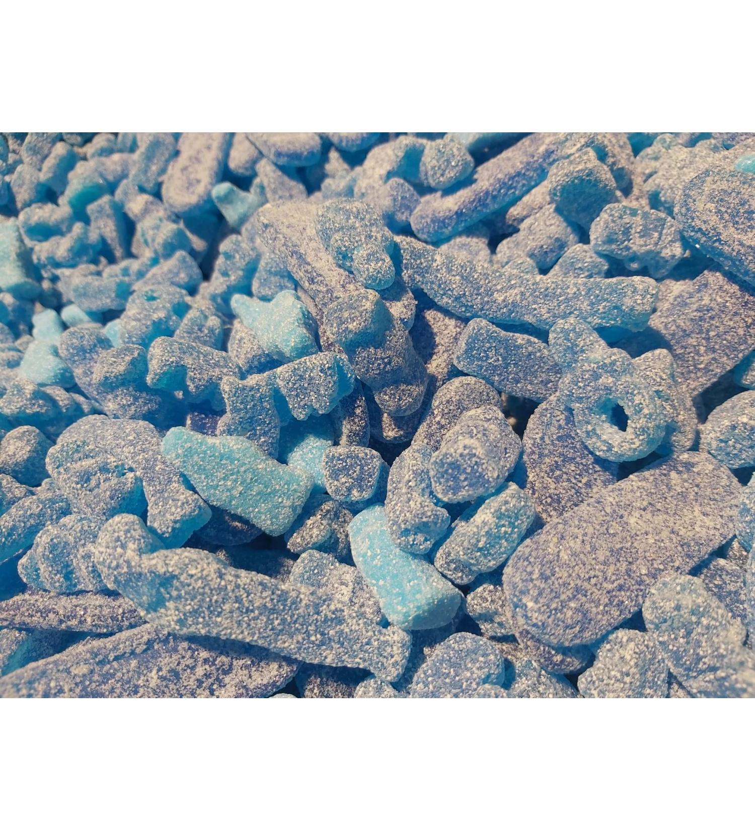 Fizzy Electric Blue Mix Sweets VEGAN (200G) - Buy Online on GoSupps.com