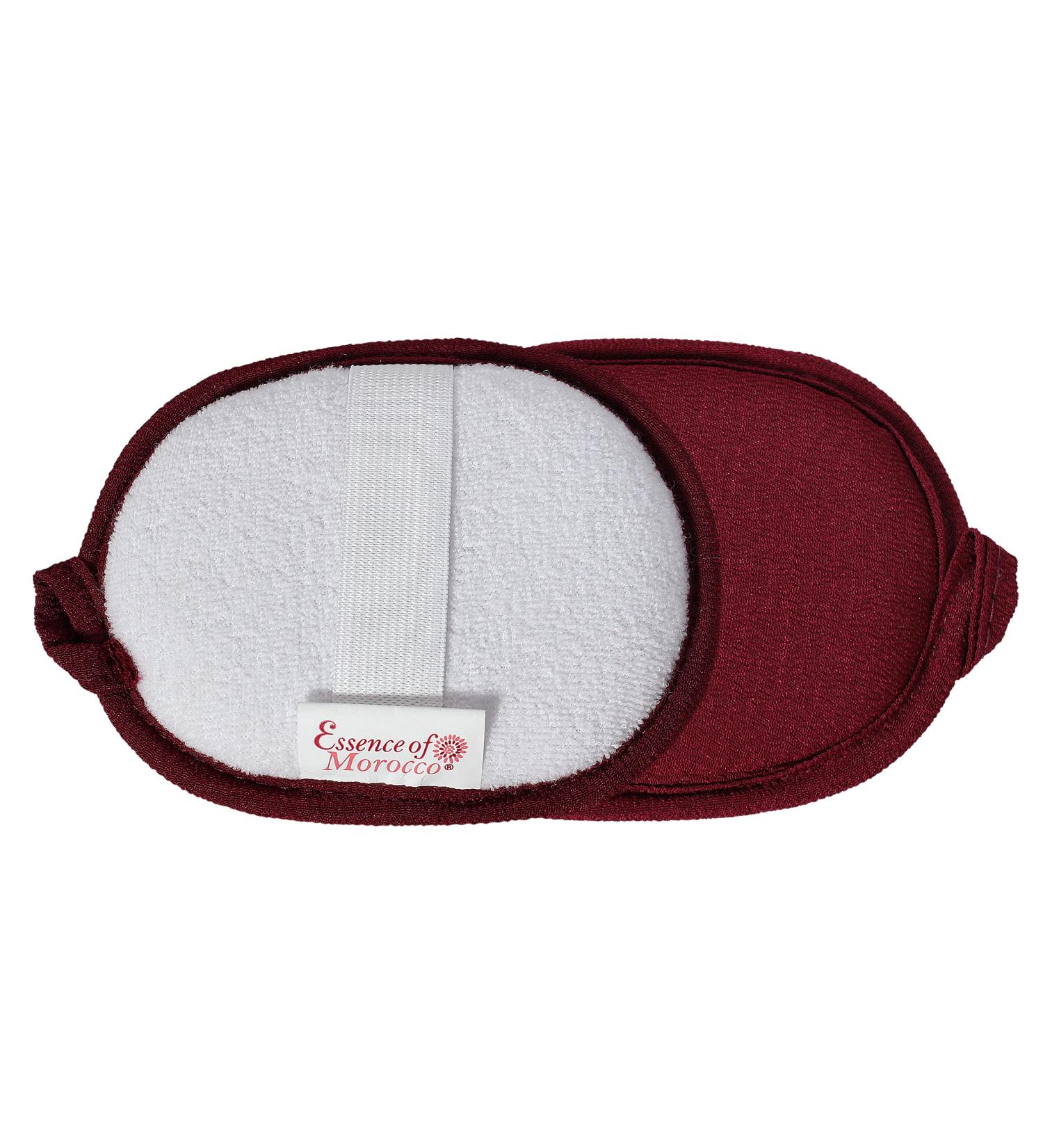 Moroccan Exfoliating Kessa Facial Pad for Deep Cleansing and Make Up Removal - Reusable Dual Use Cleanser and Exfoliator for Face and Neck - Single Pack - Buy Online on GoSupps.com