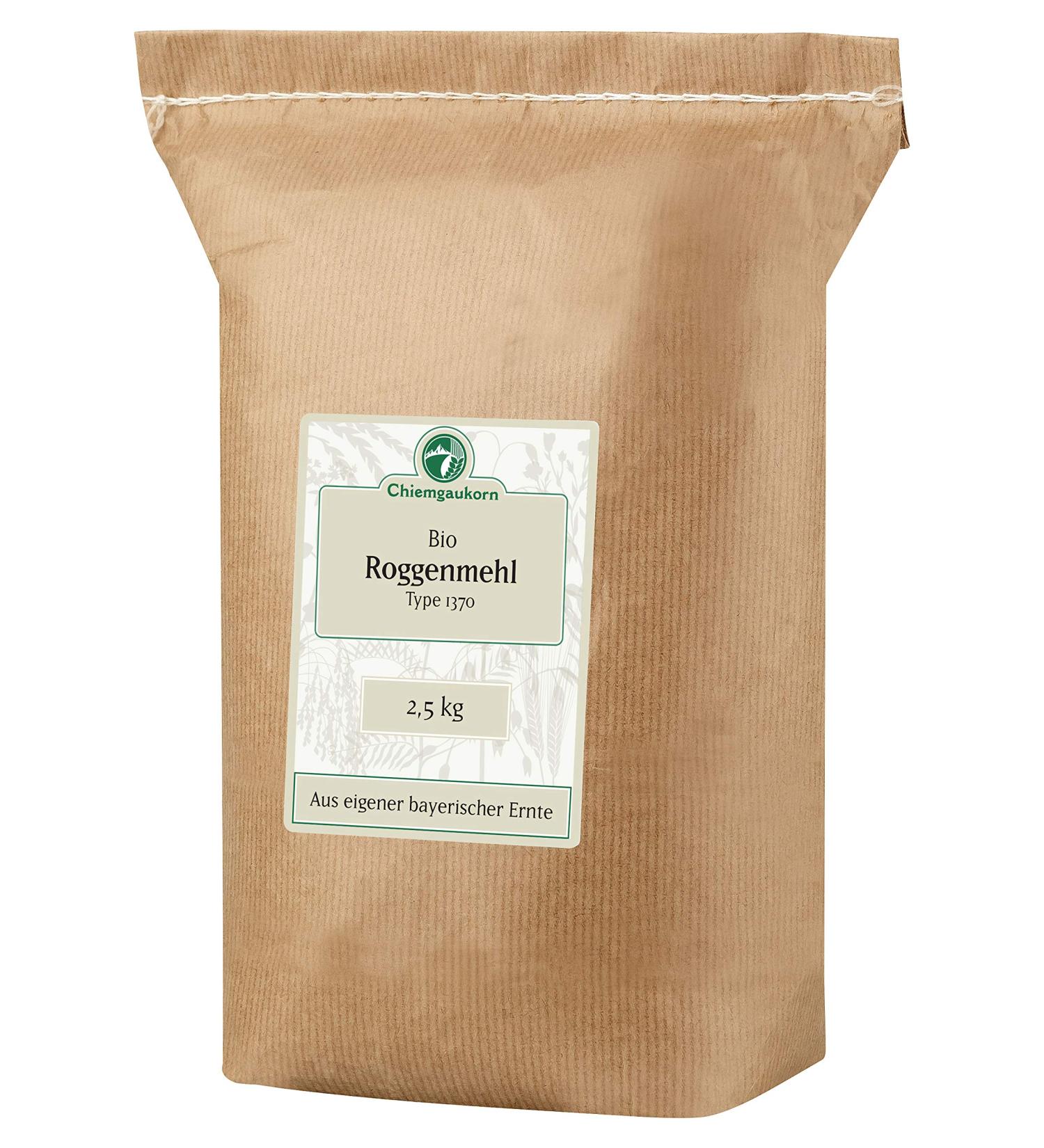 Chiemgaukorn Organic Rye Flour Type 1370 2.5 kg 2.5 kg (1 pack)