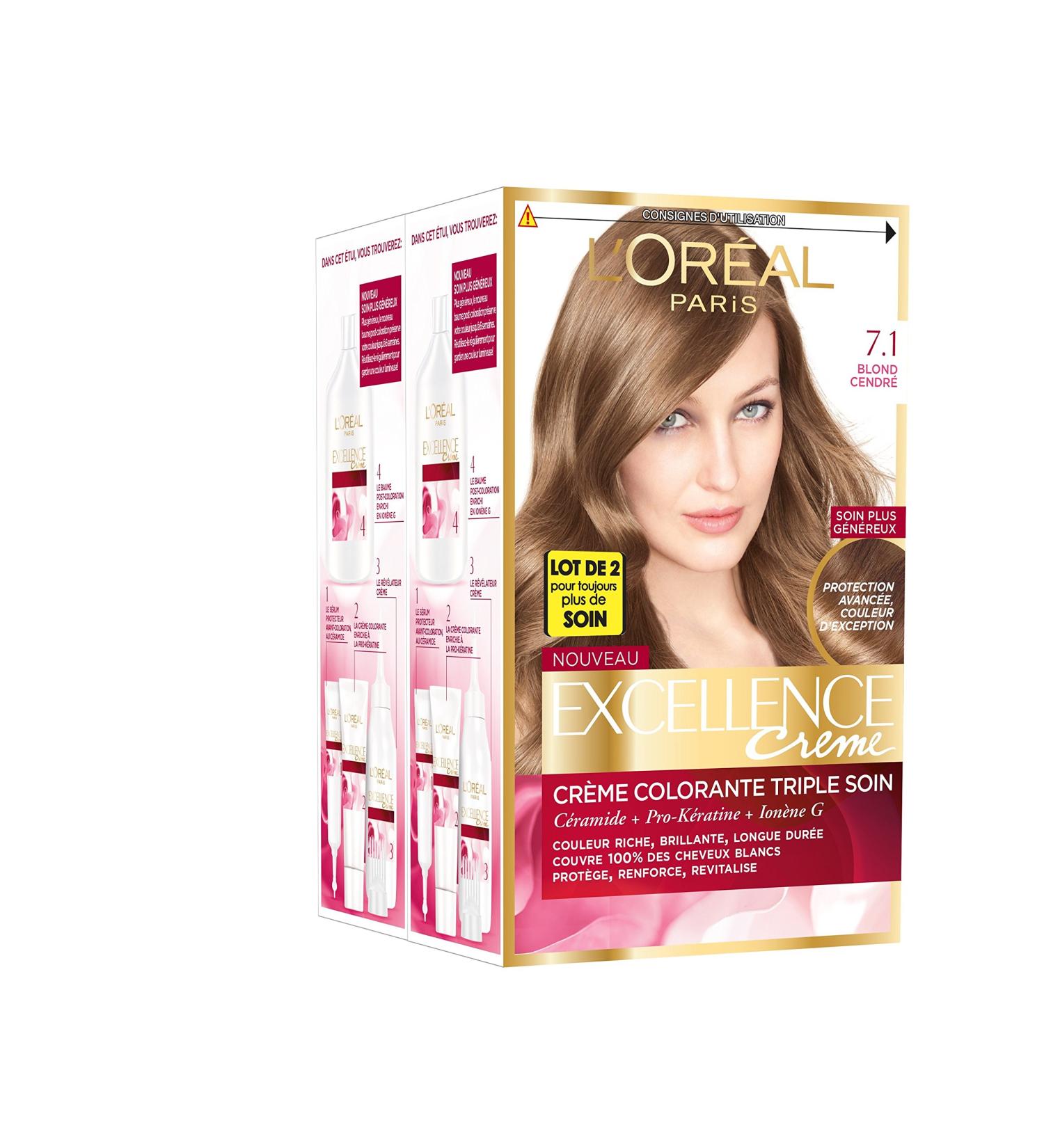 L'Or al Paris - Excellence Cr me - Triple Care Permanent Colour Treatment - Buy Online on GoSupps.com