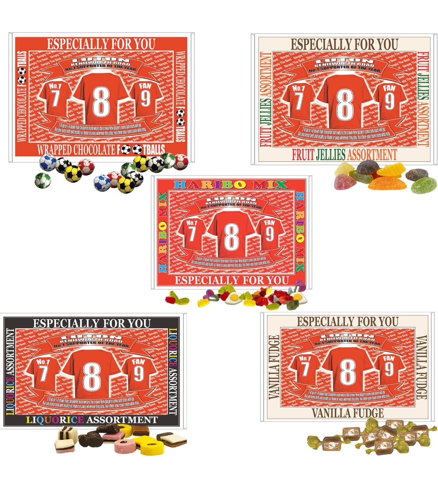 Luton Football Shirt Gift Boxed Sweets - Buy Online on GoSupps.com