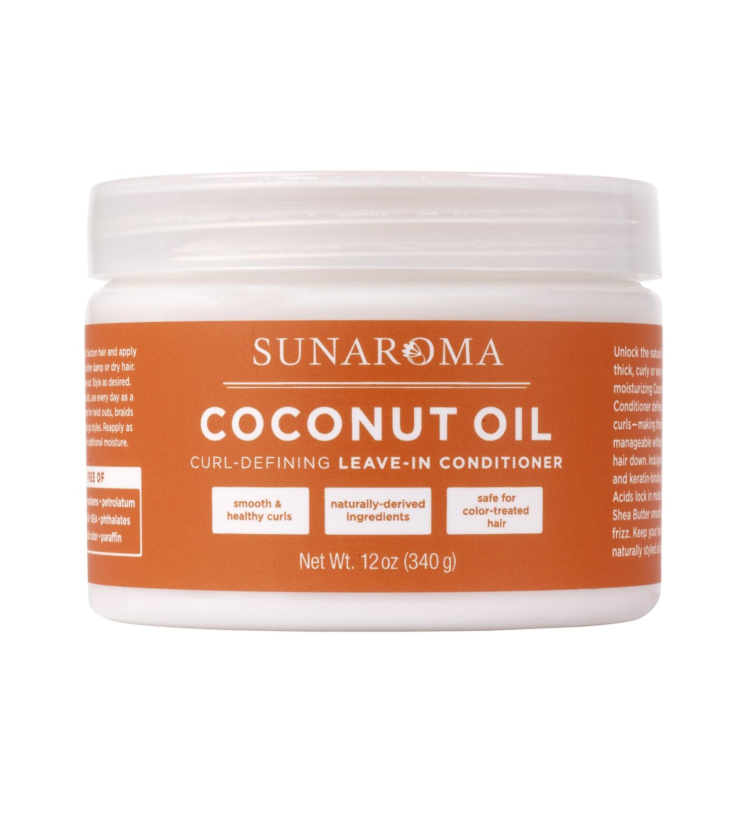Buy Sunaroma Coconut Oil Leave-In Conditioner - Nourishing Hair Care for All Hair Types - International Shipping Available - Buy Online on GoSupps.com