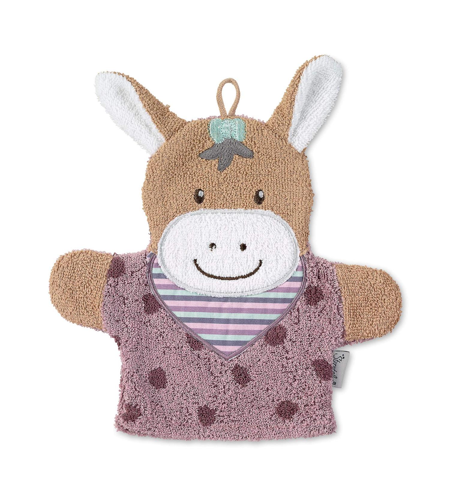 Buy Sterntaler Pony Pauline Play Wash Mitt - Light Purple 25x24 cm - Perfect for Kids | International Shipping Available - Buy Online on GoSupps.com