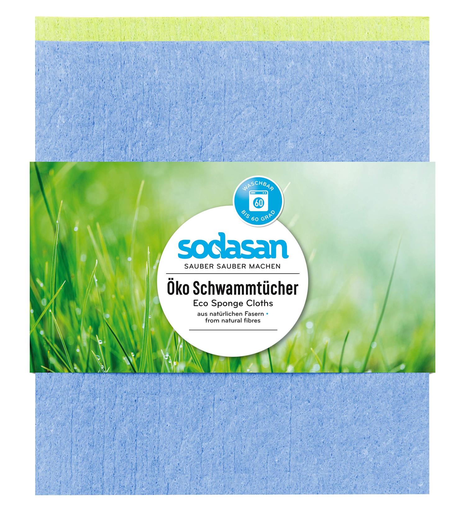 Sodasan Eco Sponge Cloths 2 pieces 1 x 2 pieces