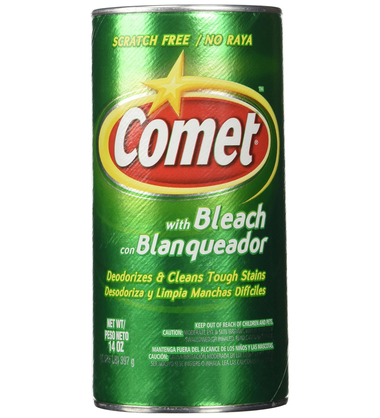 Comet with Bleach (Scratch Free) NET WT 14OZ.