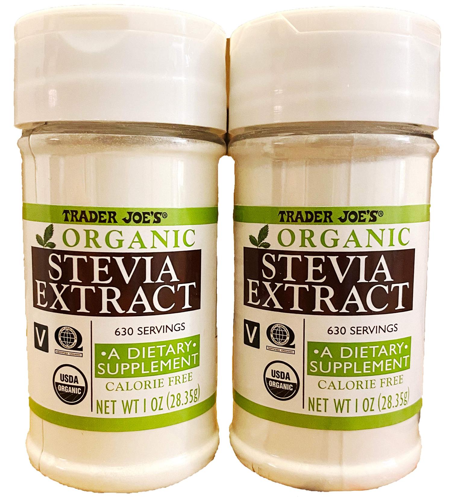 Trader Joe's Stevia Extract 2 Pack - Natural Sweetener for Sugar-Free Recipes - Buy Online on GoSupps.com