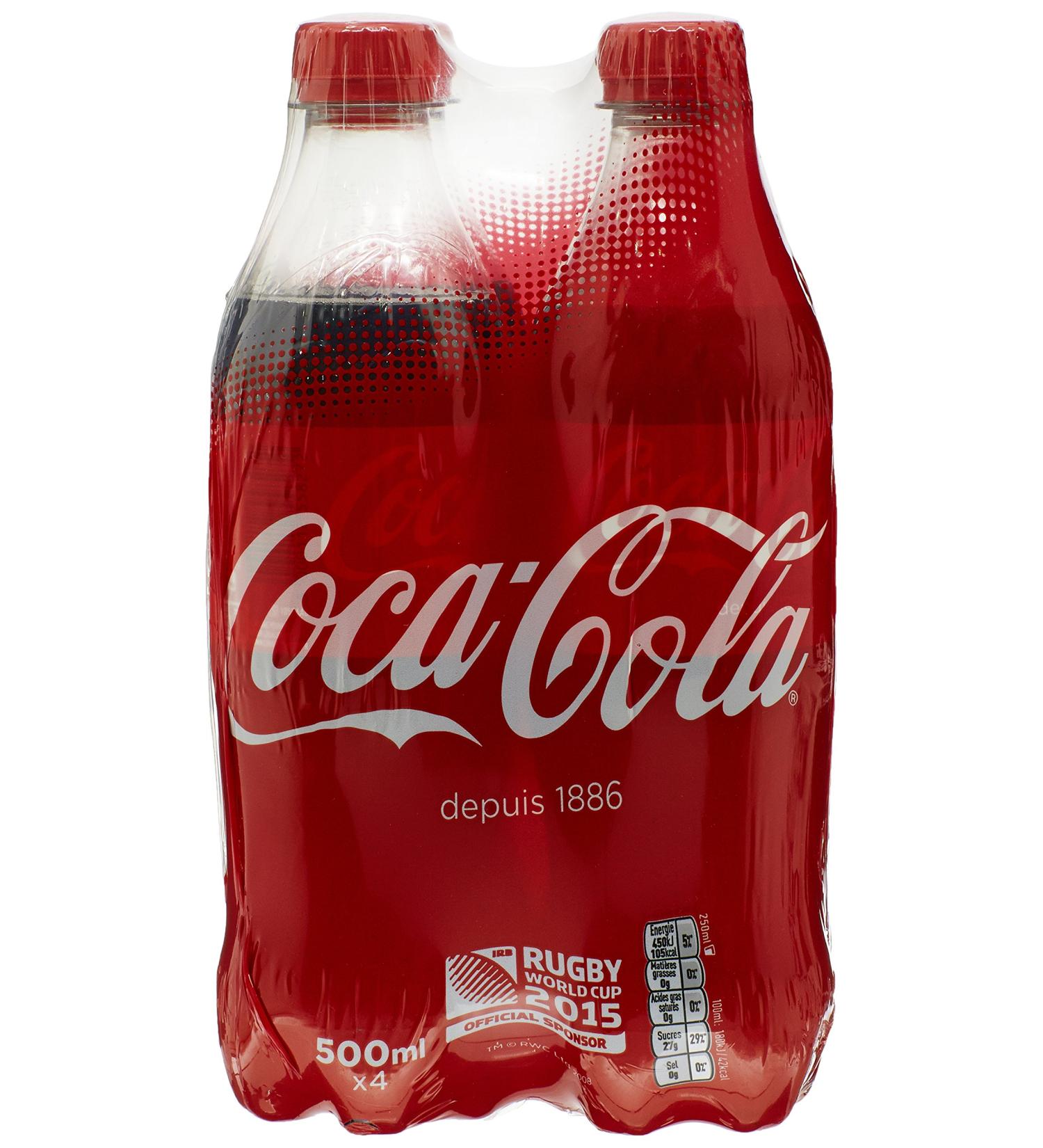 Coca-Cola Classic Pack of 4 Bottles of 50 cl - Pack of 3 - Buy Online on GoSupps.com