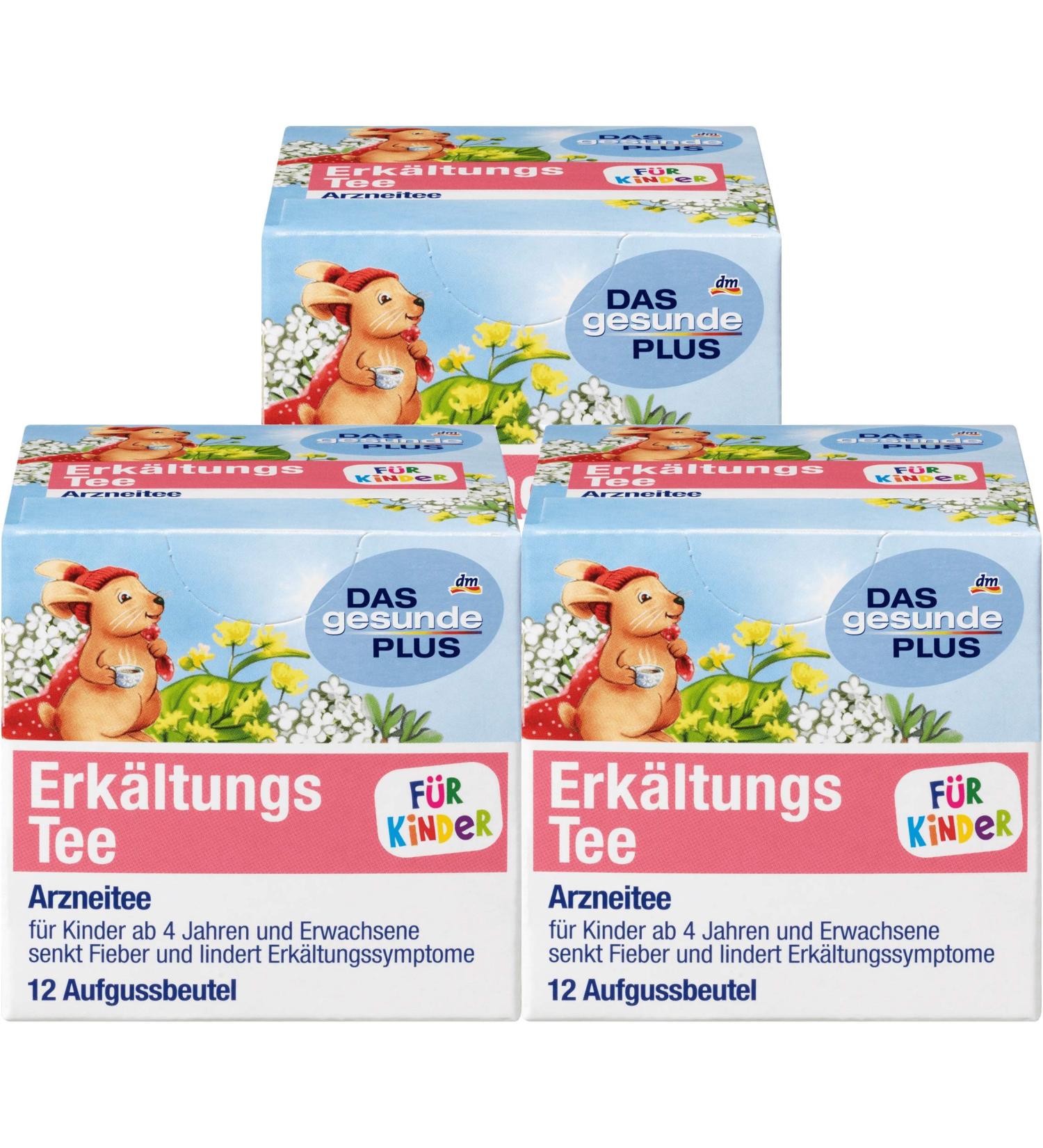 Herbal Common Cold Tea for Children 3 packs x 18 g Mivolis/Germany - Buy Online on GoSupps.com