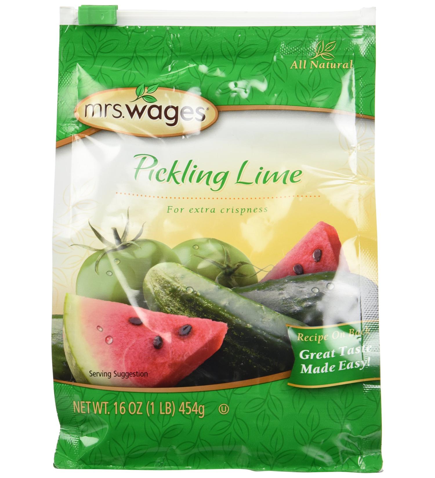 Mrs. Wages Pickling Lime 16 Oz - Pack of 3 | 1 Pound Each - Buy Online on GoSupps.com