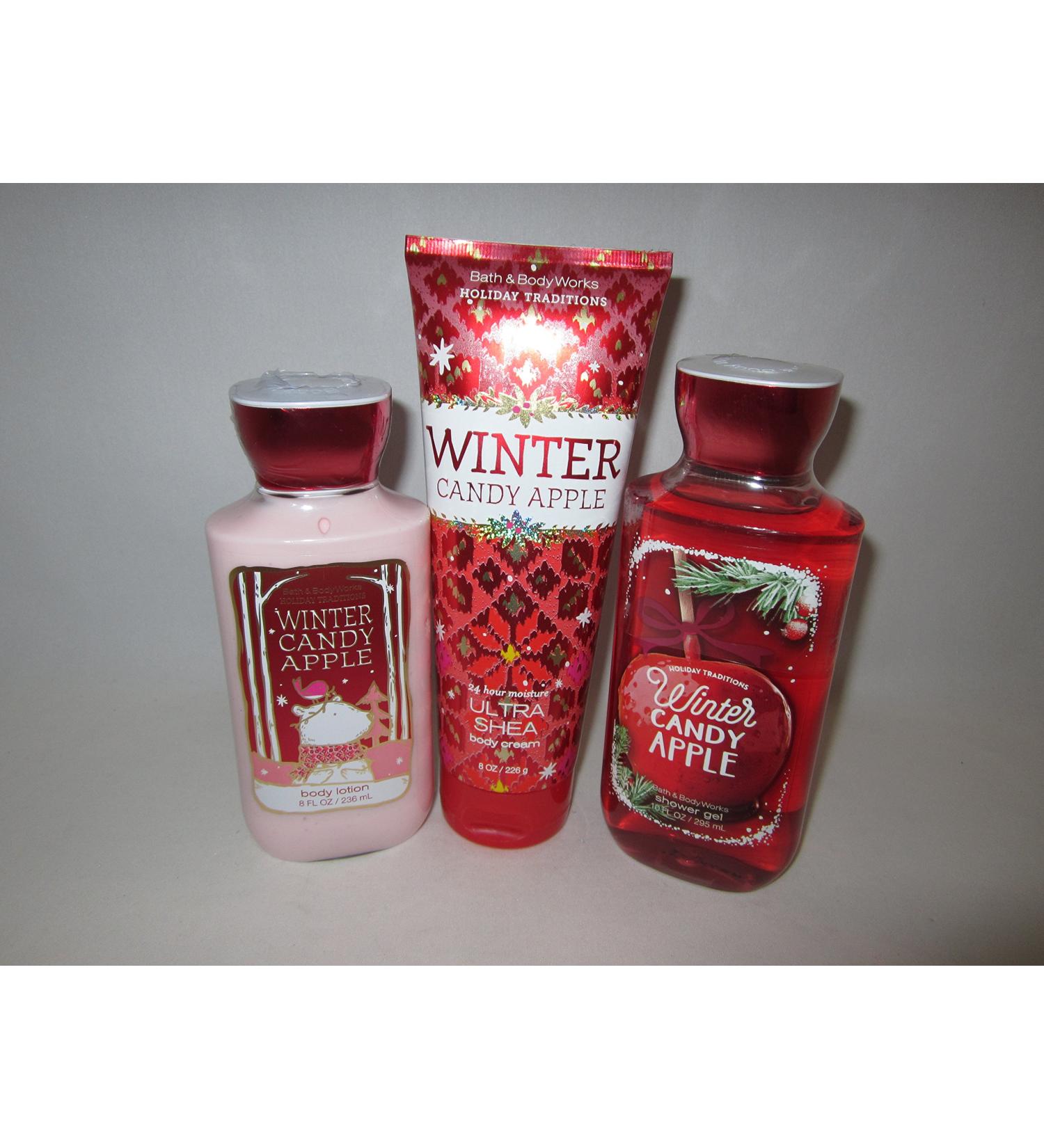 Bath & Body Works Winter Candy Apple Bagged Gift Set