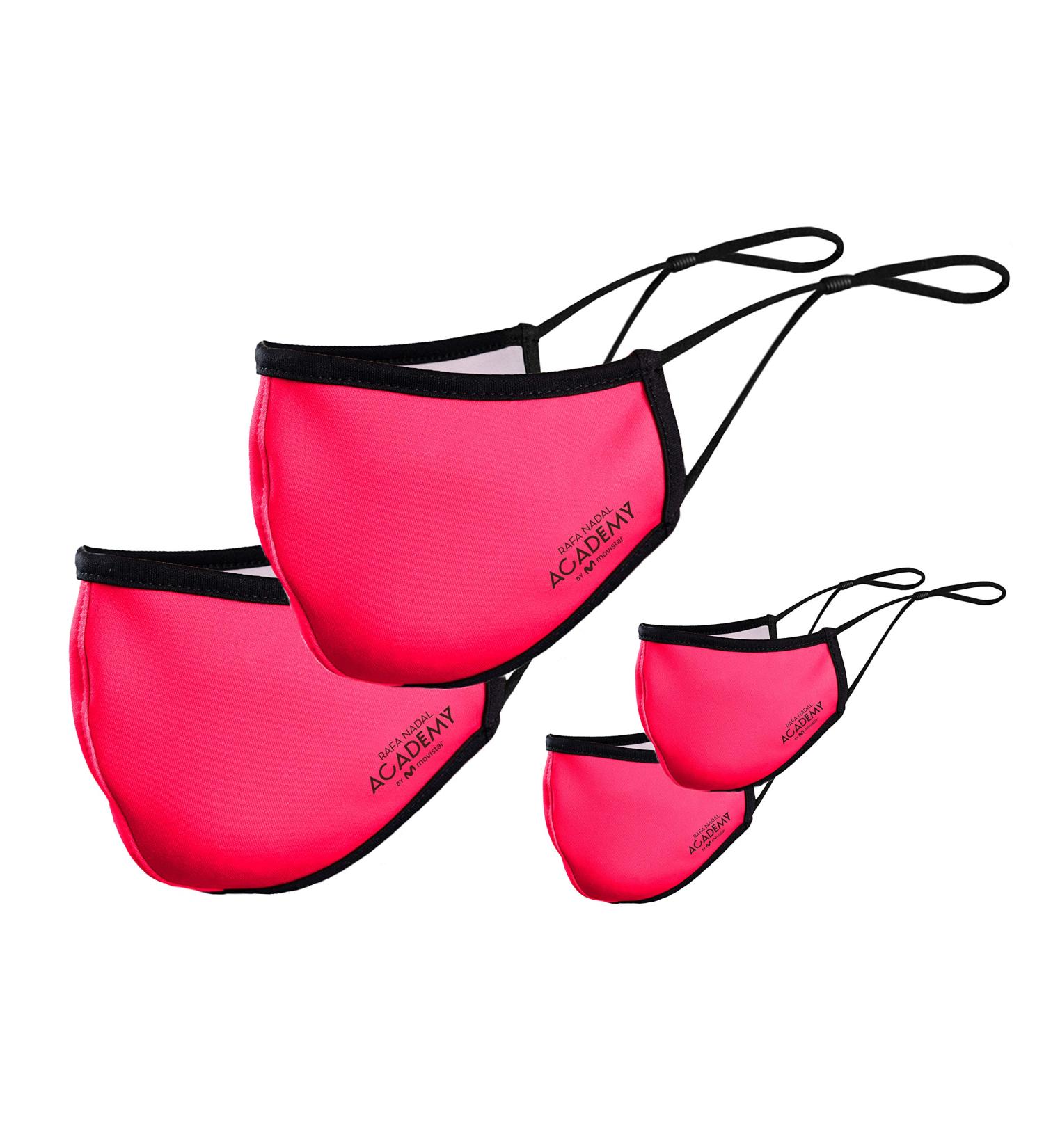 Buy Official Fuchsia Paris 2020 Adult & Children's Masks | Rafa Nadal Academy Electric Rosa Pack | International Shipping Available - Buy Online on GoSupps.com