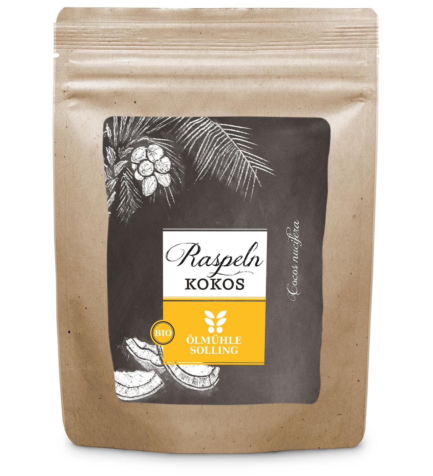 lm hle Solling coconut flakes partially deoiled - 300g - ORGANIC