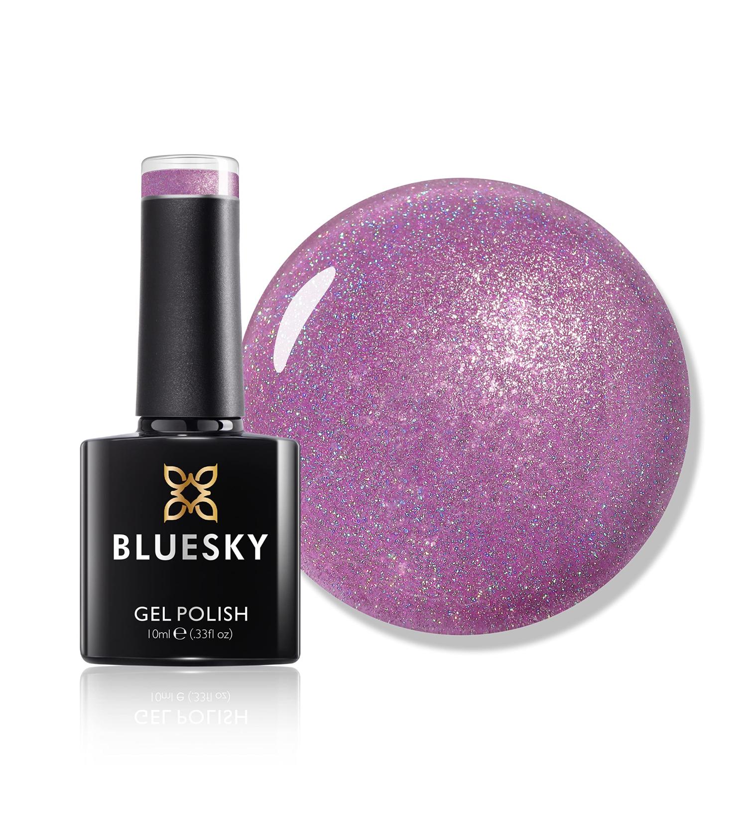 Bluesky Gel Nail Polish Beauty Sleep CH13 - Long Lasting Pink Glitter 10ml Chip Resistant UV/LED Cured - Buy Online on GoSupps.com