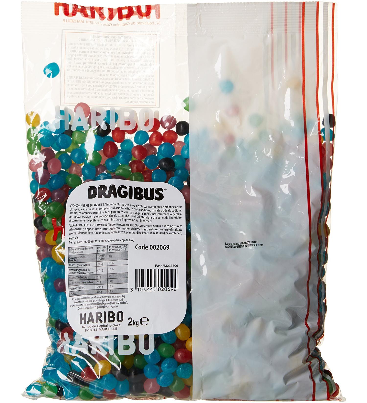 Haribo Dragibus Jelly Candy 2 kg - Buy Online on GoSupps.com