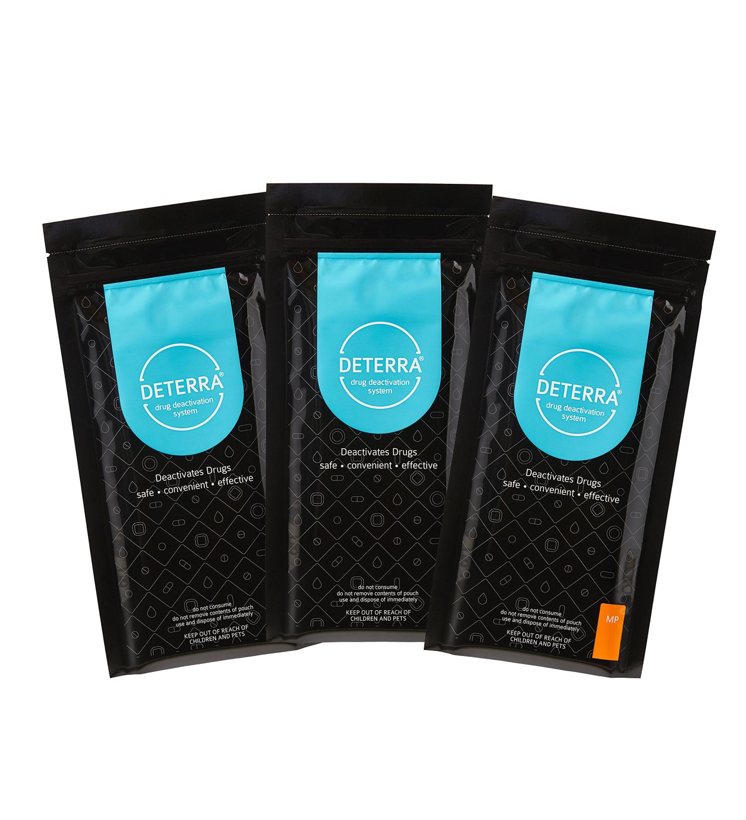 Deterra MP (3 Pack) - Drug Deactivation & Disposal System - Medium Pouch - Buy Online on GoSupps.com