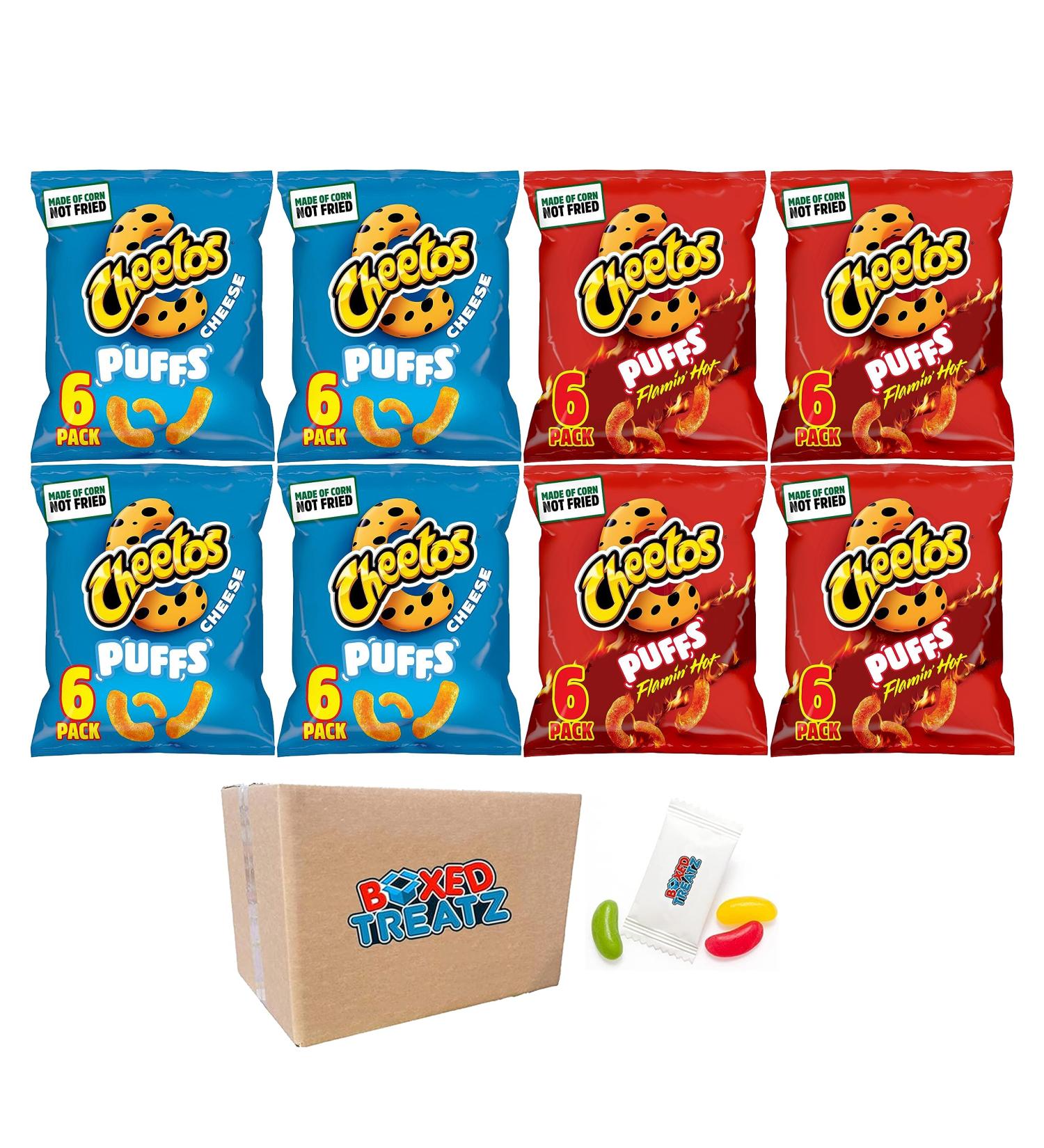Cheetos Crisps Cheetos Flamin Hot Cheetos Puffs Flamin Hot Snacks 24X13g Cheetos Cheese Puffs Snack 24X13G Cheetos Crisp Bundle Of 48x13G Crisps Boxed Treatz - Buy Online on GoSupps.com