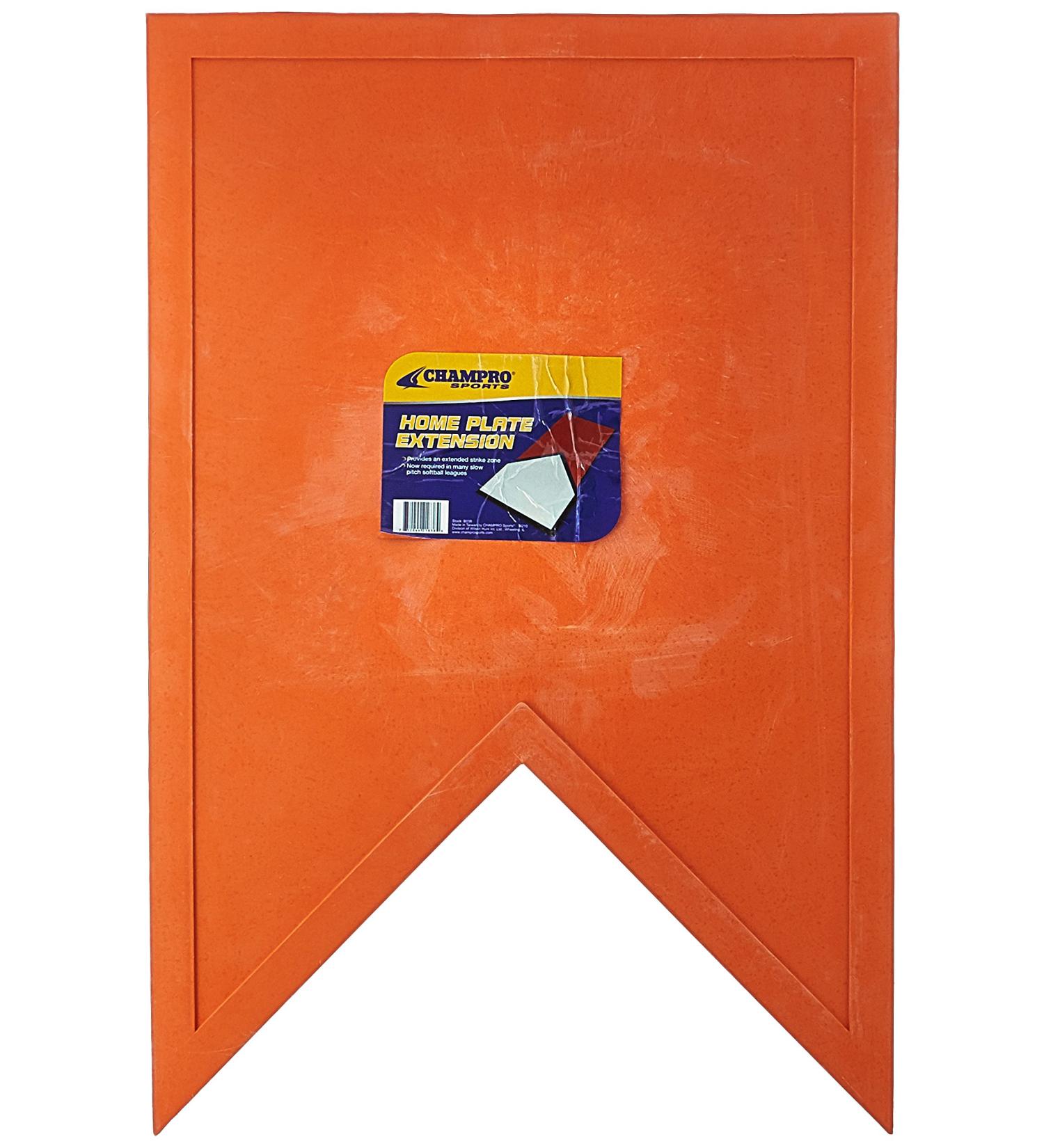 Champro Home Plate Extension (Orange) , 17 x 25