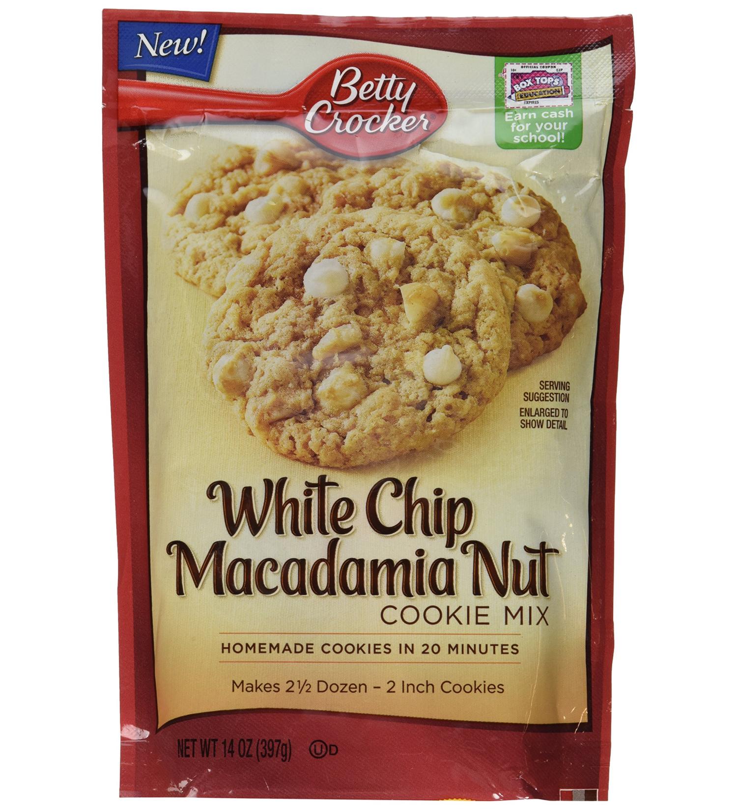 Betty Crocker White Chip Macadamia Cookie Mix 14 Oz (3 Pack) - Delicious Homemade Cookies - Buy Online on GoSupps.com