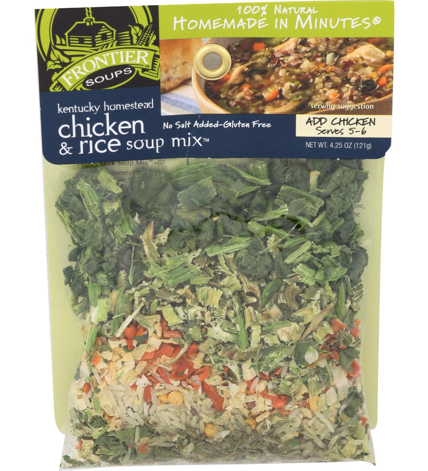 Frontier Soups Chicken Rice Soup Mix - 4.25 OZ - Buy Online on GoSupps.com