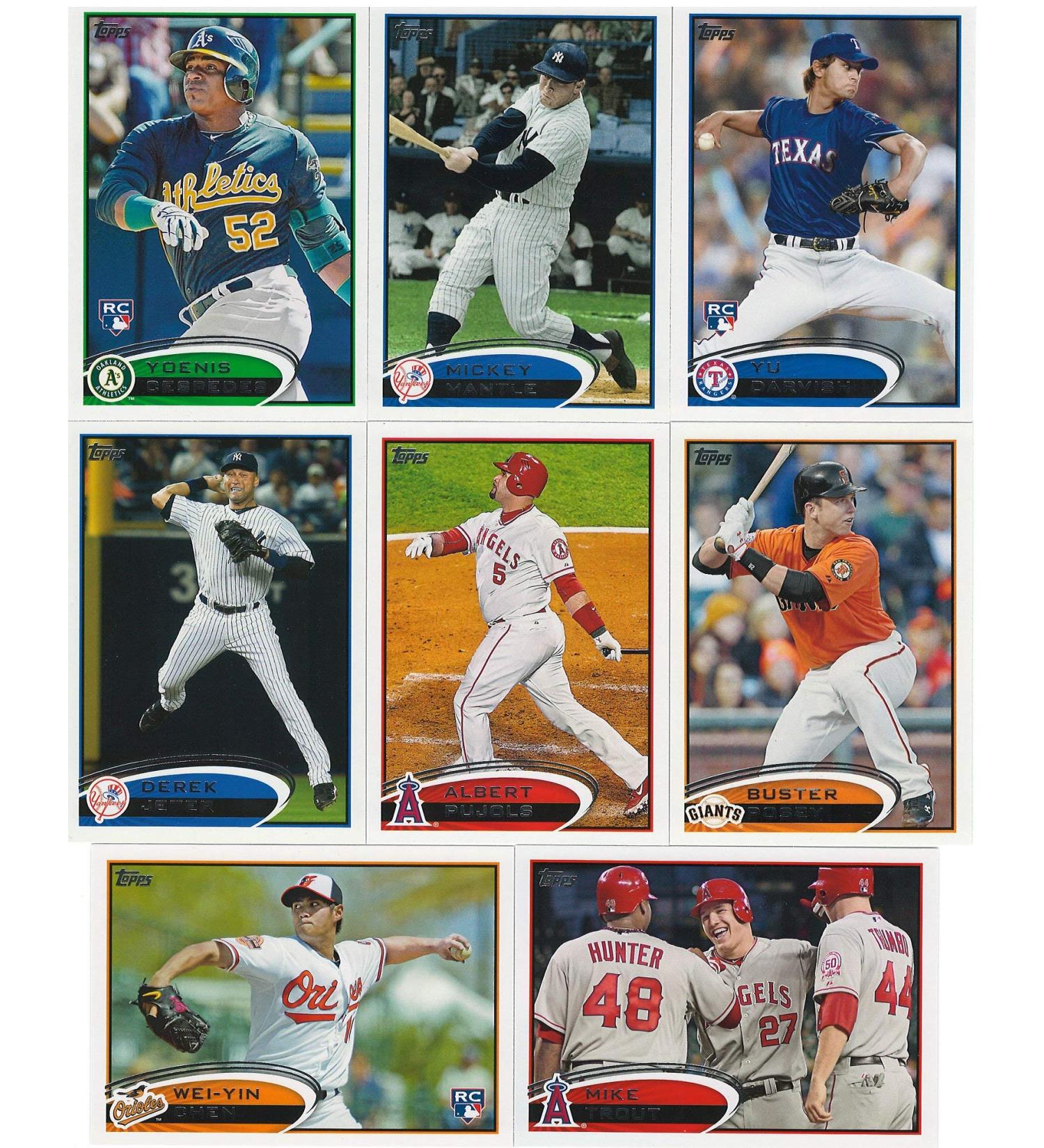 2012 Topps Baseball Series Complete Mint Hand Collated 660 Card Set Including Derek Jeter and the First Regular Issue Mike Trout Card Plus - Buy Online on GoSupps.com