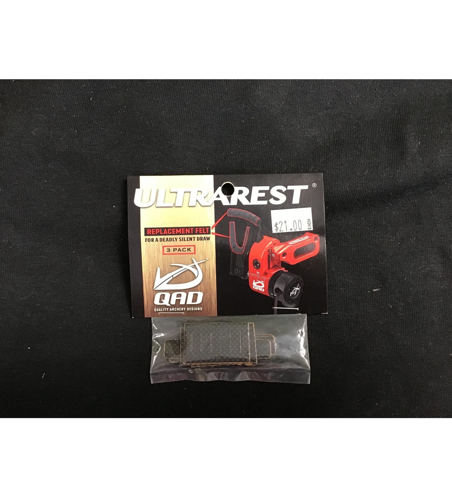 Quality Archery Design QAD Replacement Felt Kit Black Standard