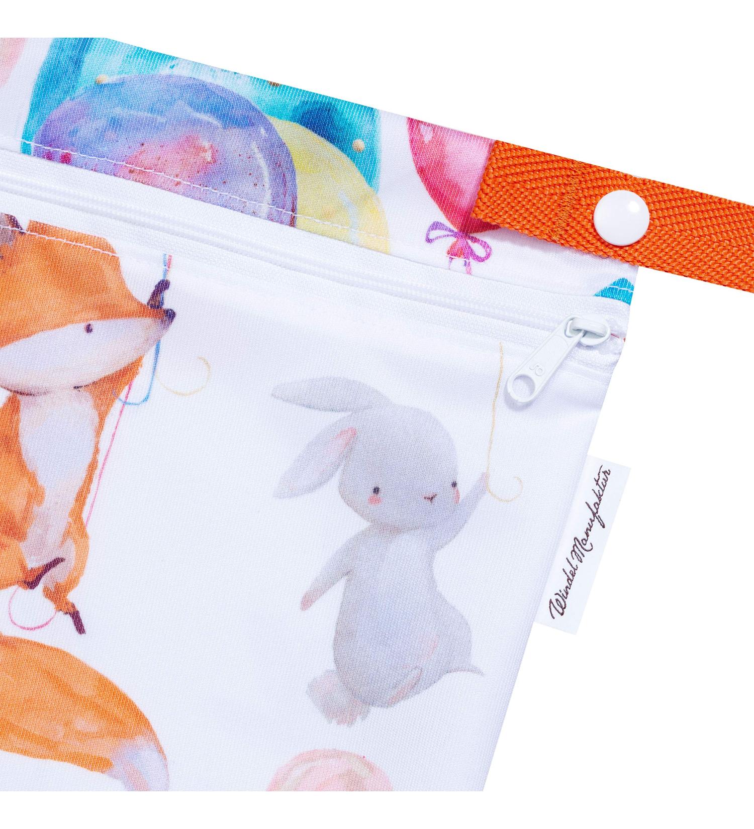 Diaper Manufaktur Wetbag breathable and water -repellent naspocket - Made in Germany (Klein Ballonparty) S (1 -pack) Ballon party