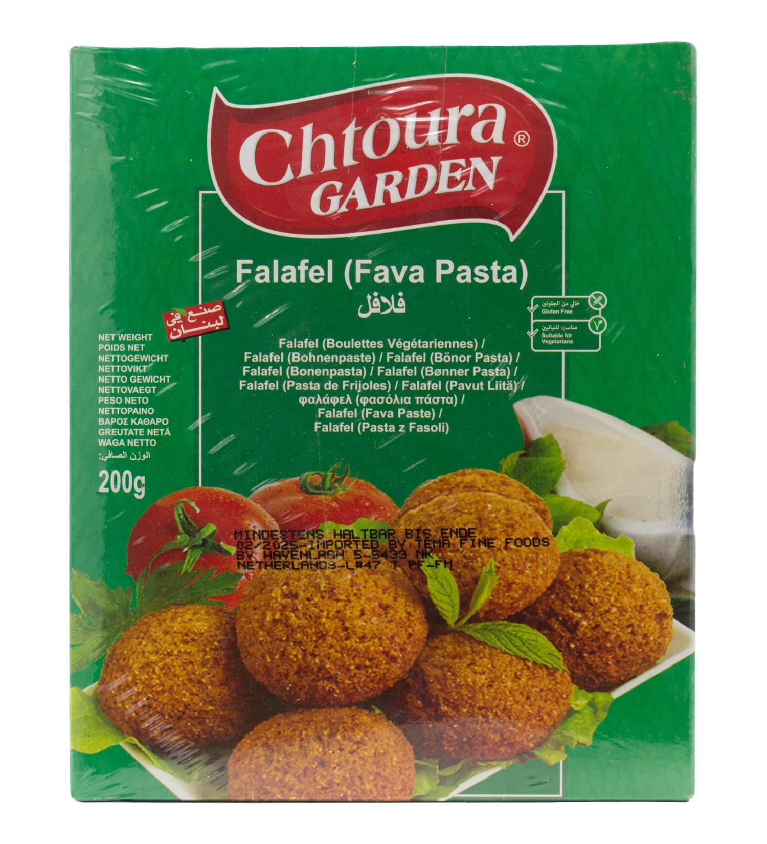 Chtoura Garden Arabic Falafel Mix - Vegan & Vegetarian Patties 200g | Authentic Middle Eastern Flavor for Healthy Meals - Buy Online on GoSupps.com