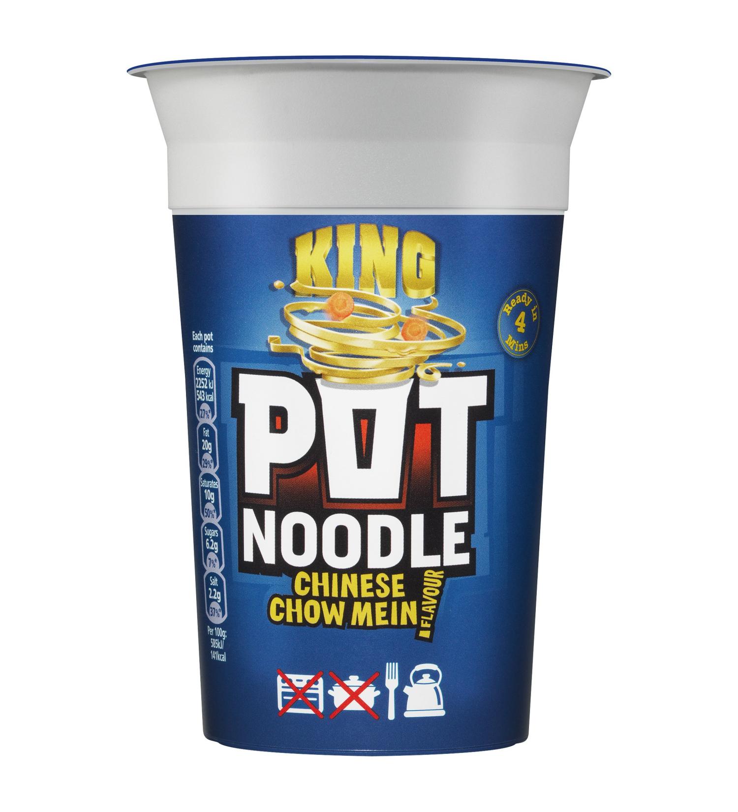 Pot Noodle Chinese Chow Mein King Pot 114 g