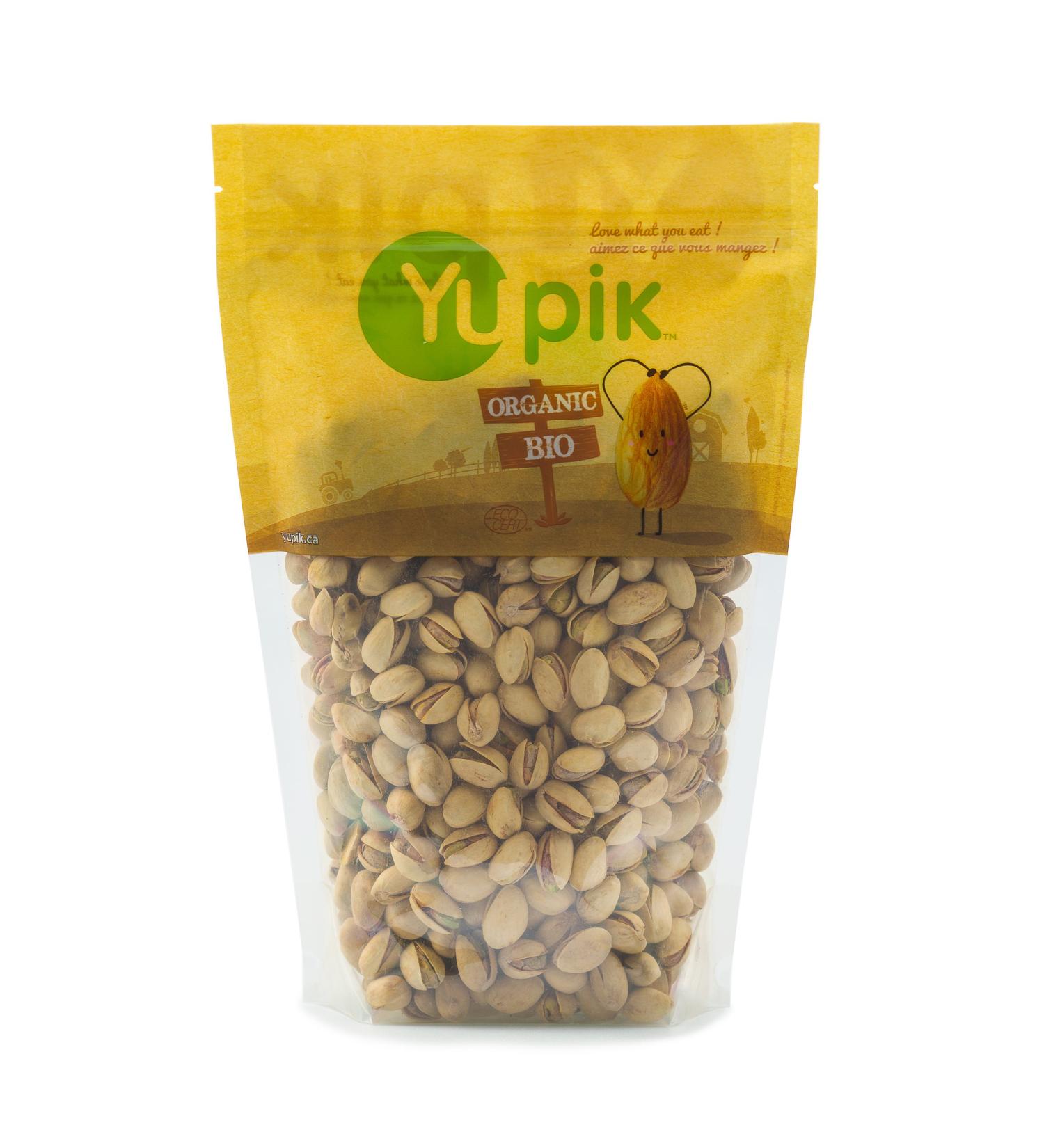 Yupik Organic Salted Pistachios 2.2 lb - Non-GMO, Vegan, Gluten-Free - Buy Online on GoSupps.com