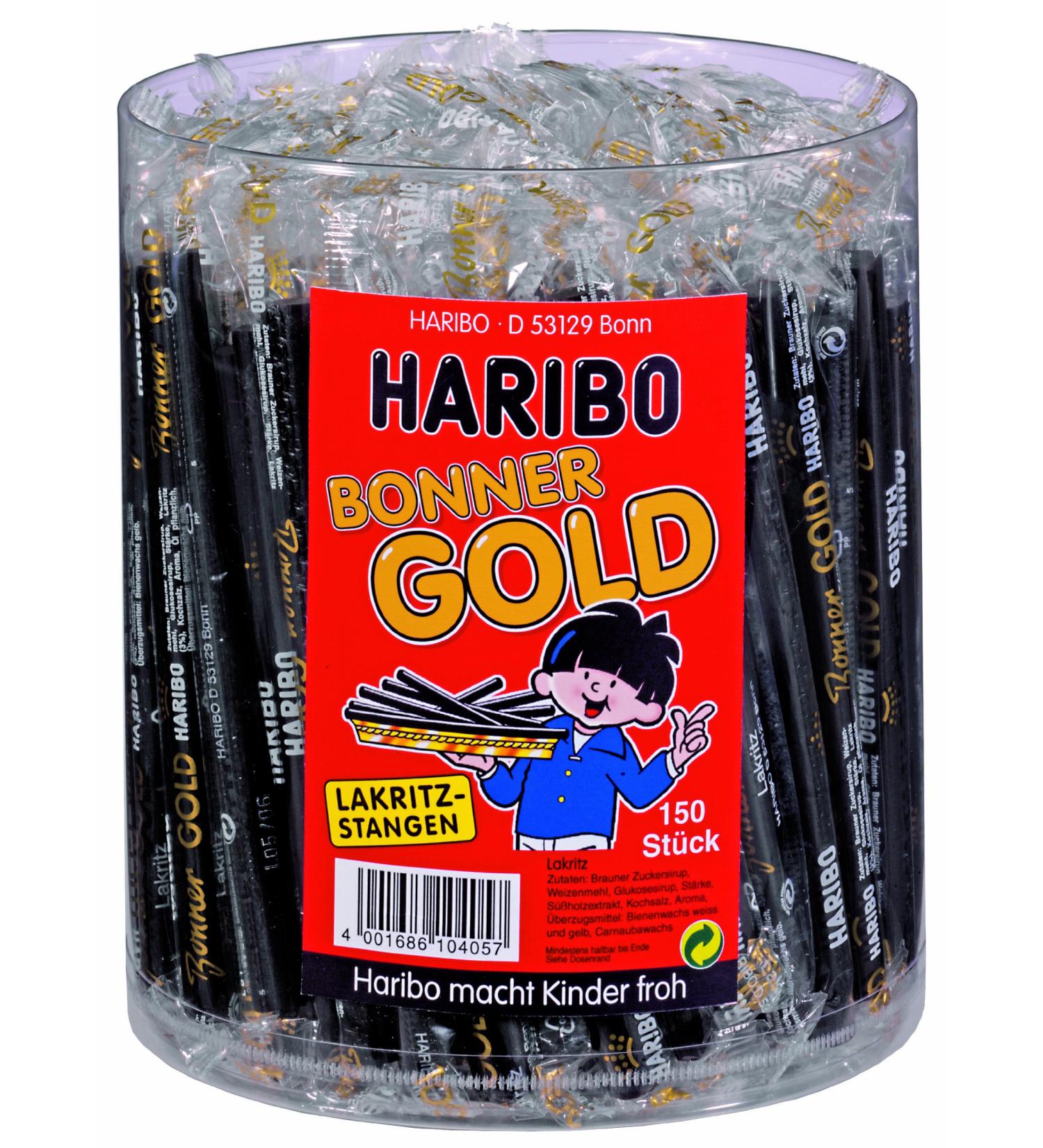  HARIBO Haribo Bonner Gold Sticks 2700g Pack of 150 - Buy Online on GoSupps.com