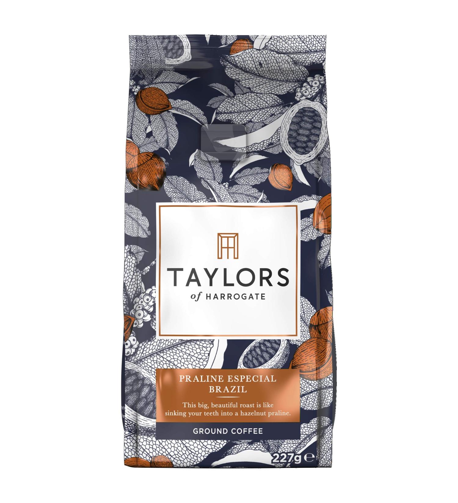 Taylors of Harrogate Origin Brazil Praline Ground Coffee 227 g