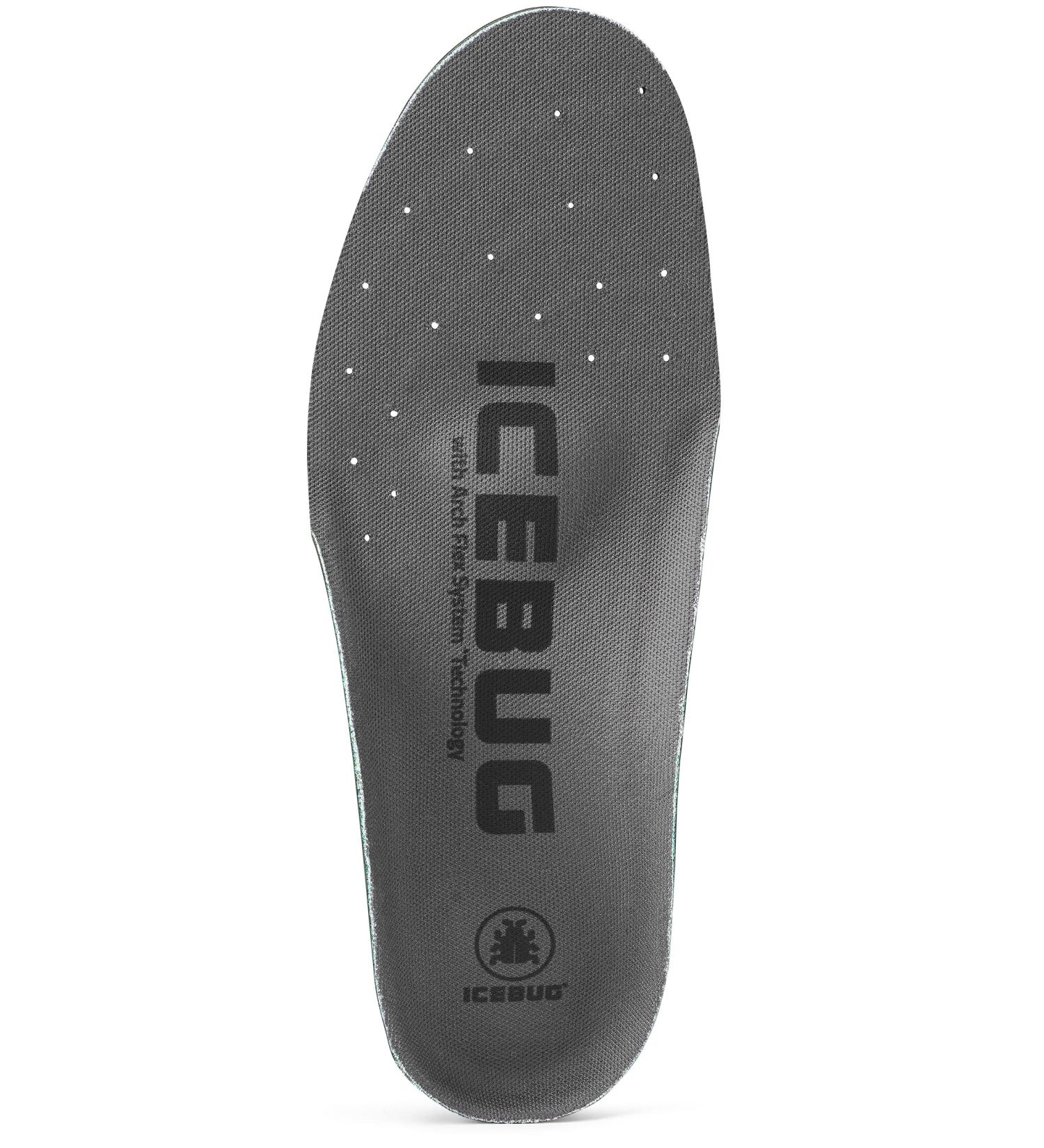Icebug Comfort Insoles with Dynamic Arch Support - Charcoal Medium Arch - Size M 12 - Buy Online on GoSupps.com