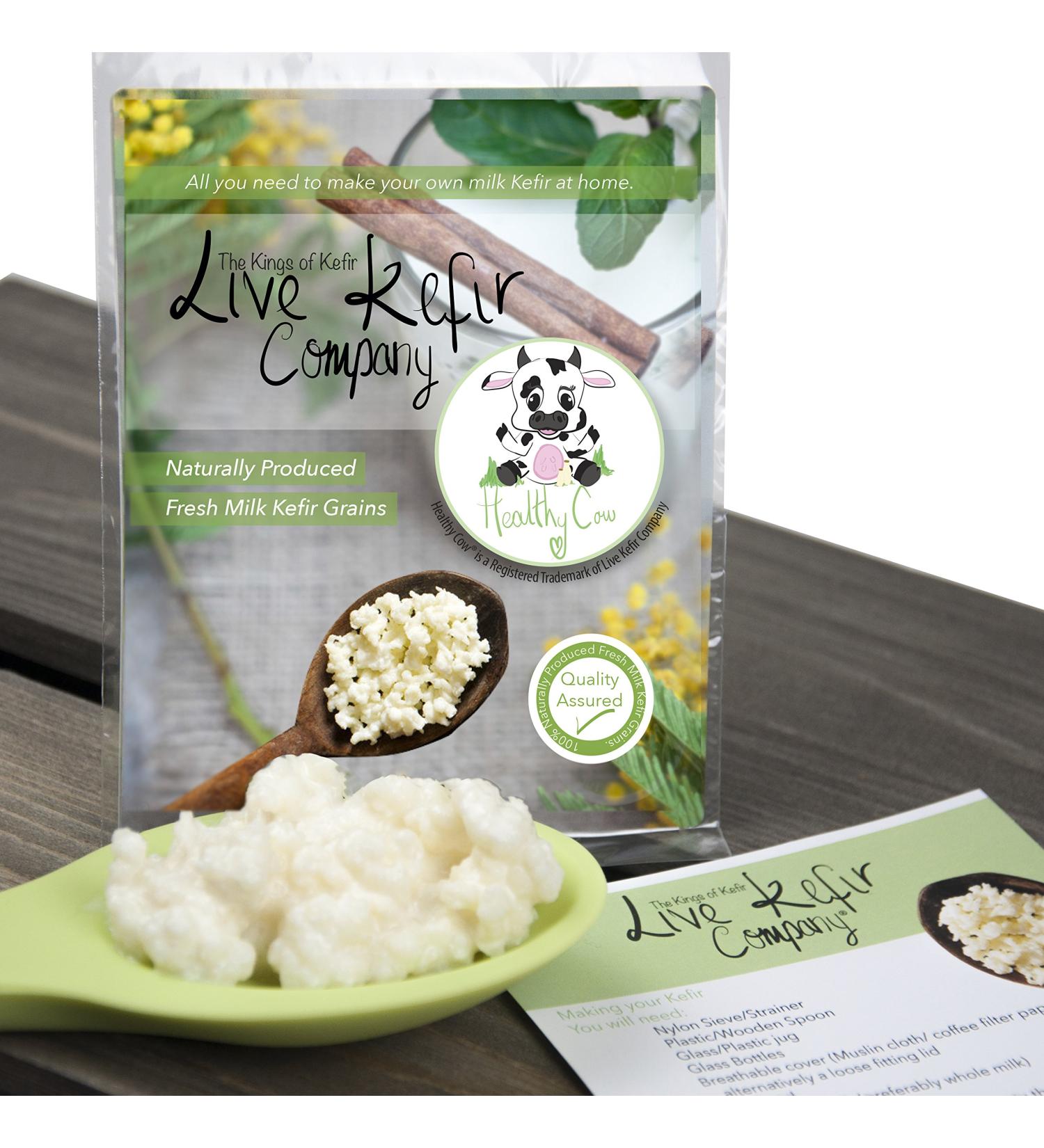 Live Milk Kefir Grains our kefir grains are of the highest quality. 5 Grams