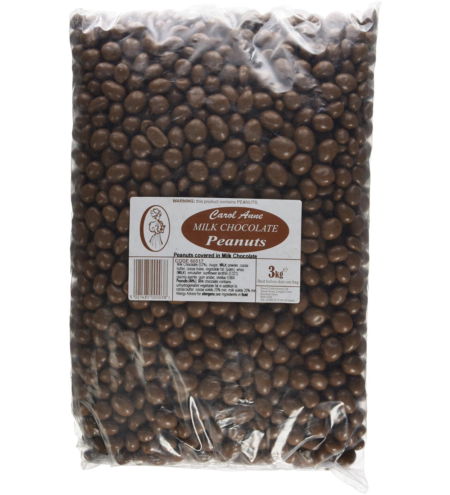 Carol Anne Milk Chocolate Peanuts 3 kg - Buy Online on GoSupps.com