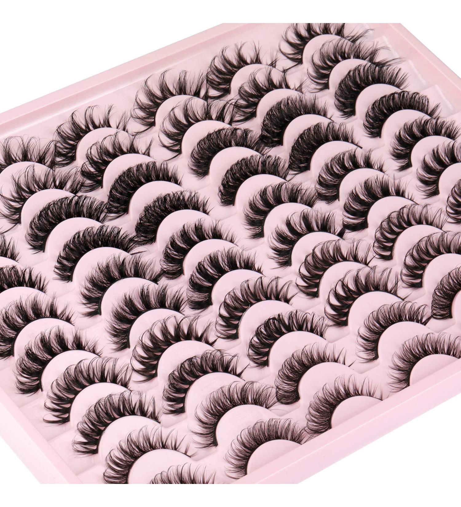 ALICE E-Russian Strip Lashes Natural Look 5 Styles Mixed Fluffy Wispy Hybrid 30 Pairs Pack - Buy Online on GoSupps.com