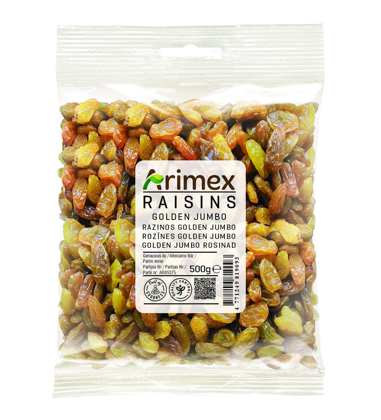 ARIMEX Jumbo Golden raisins 500 g